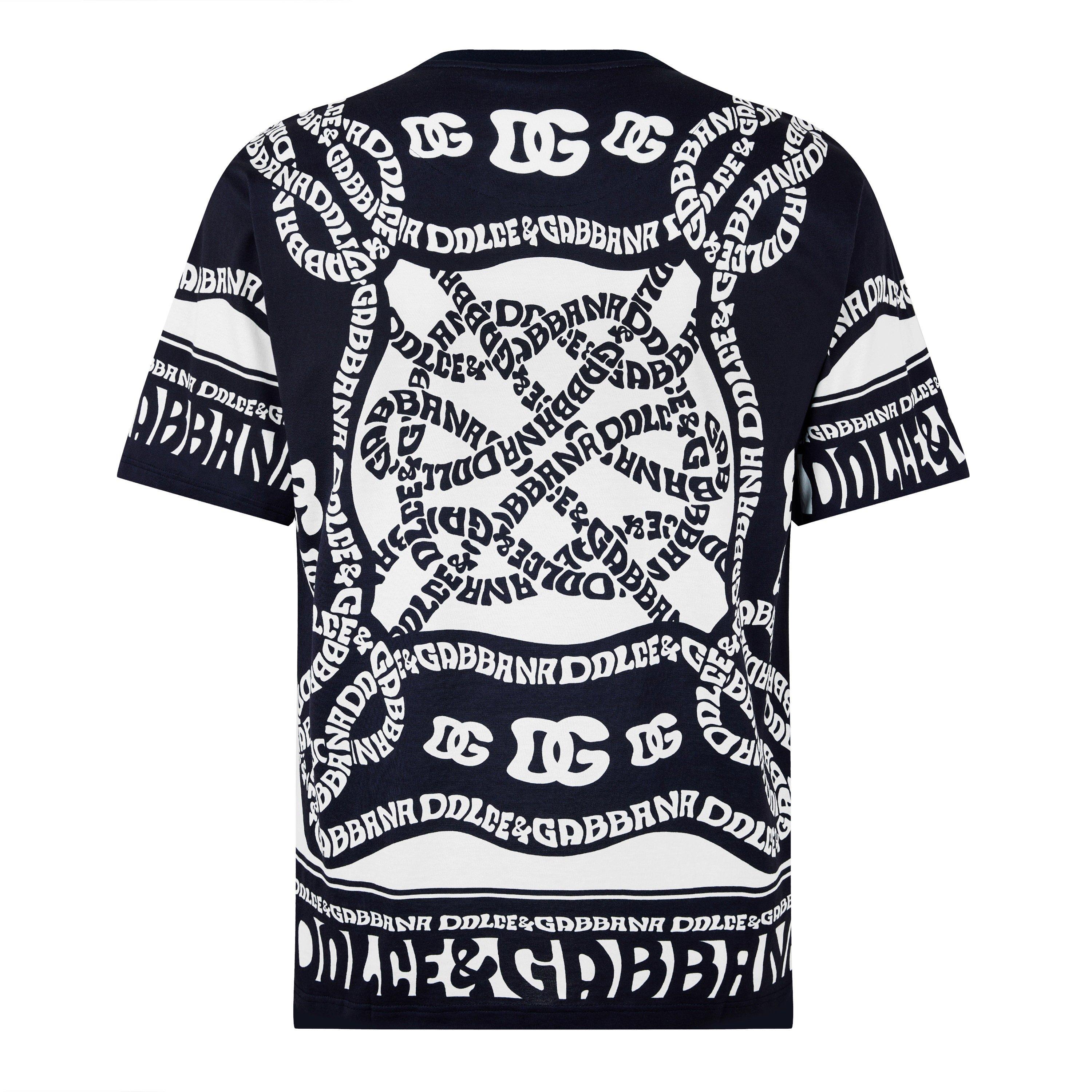 Dolce and Gabbana | Marina Print T-Shirt | Regular Fit T
