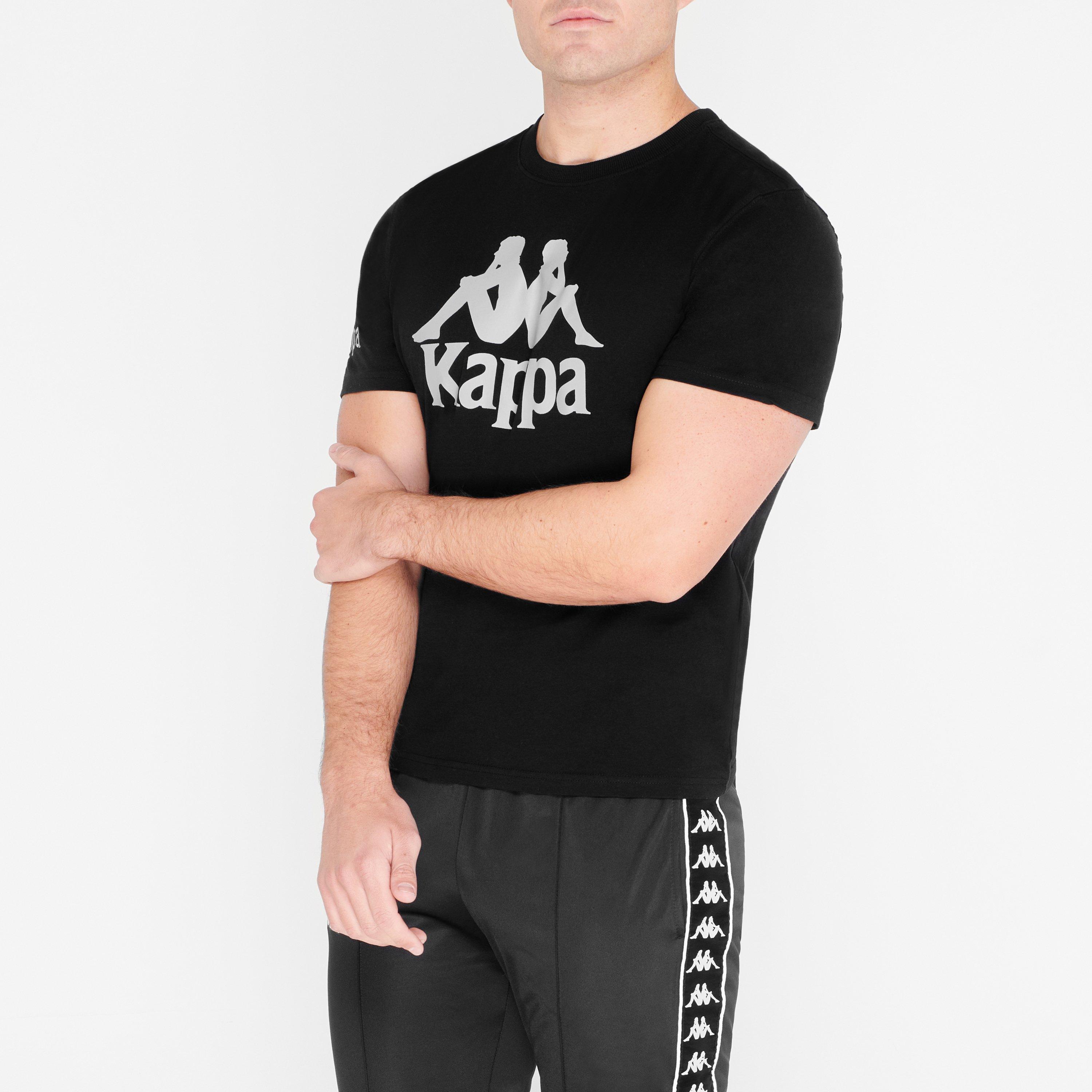 Black 005 - Kappa - Authentic Logo T Shirt Mens - 2