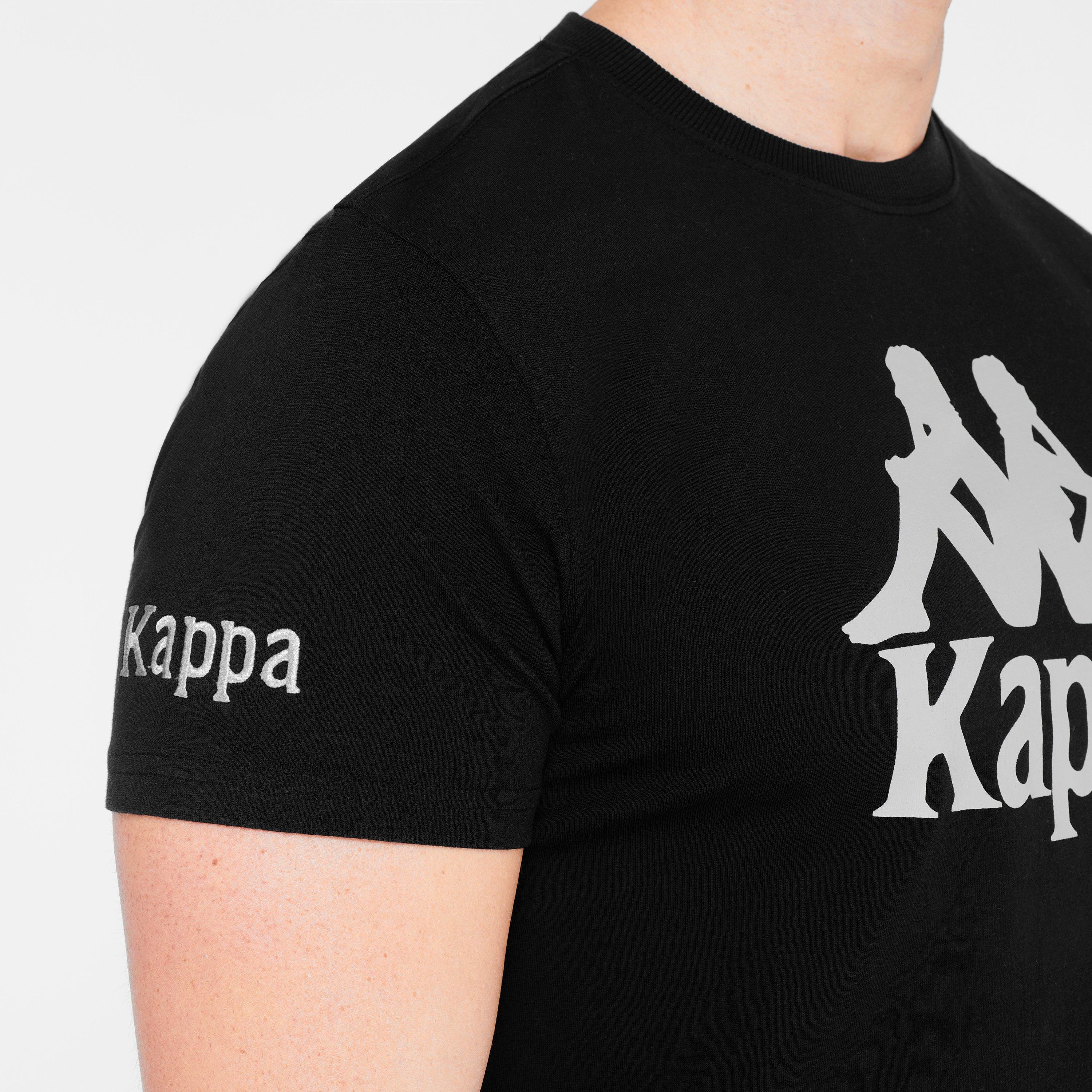 Black 005 - Kappa - Authentic Logo T Shirt Mens - 5