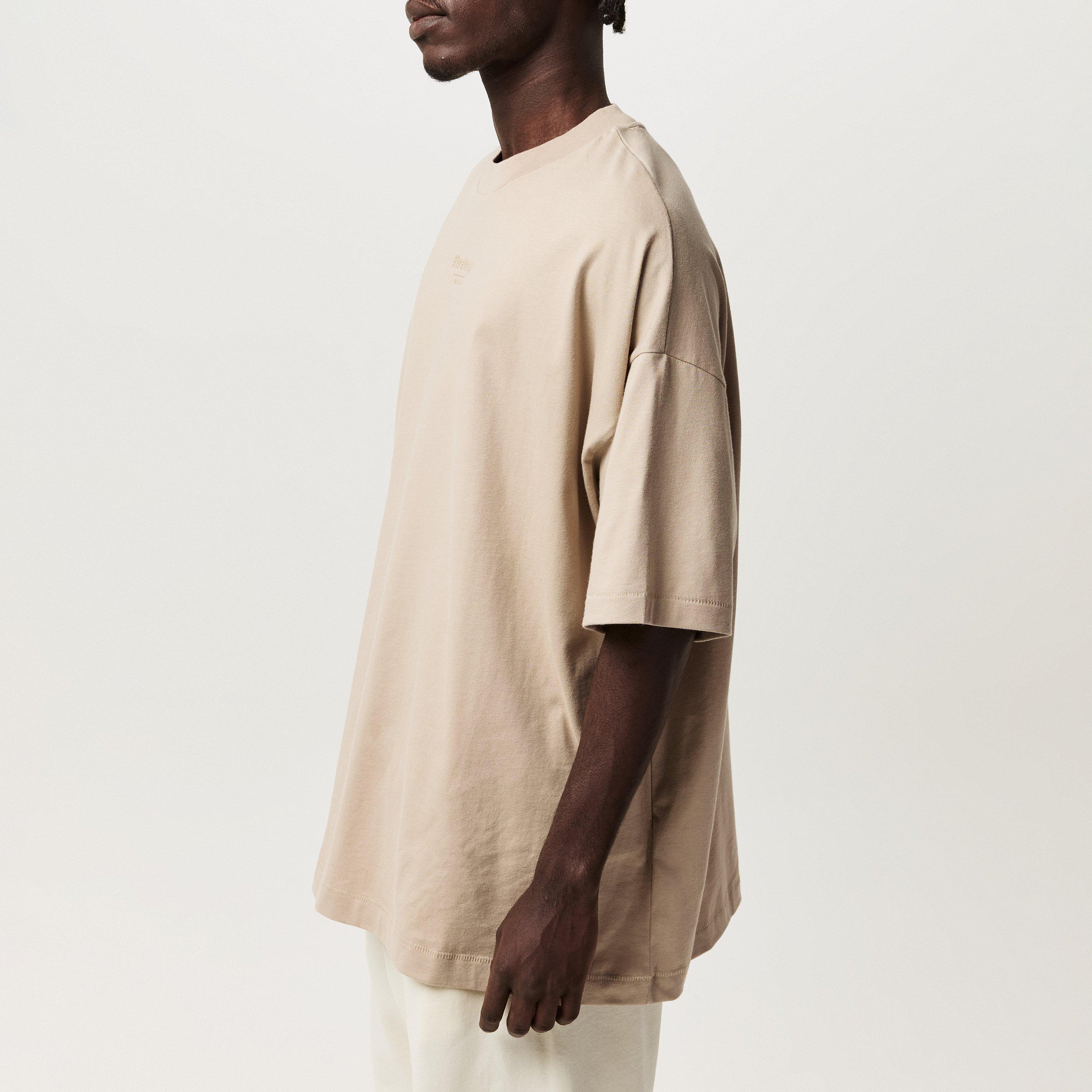 Beige - Firetrap - Tonal Regular Fit T-Shirt - 5