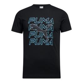 Puma Graphic Print Slim Fit T-Shirt Mens