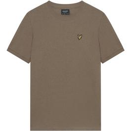 Pullover with a ribbed neckline Lyle Donegal T-Shirt Sn99