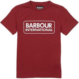 Barbour International Boys Essential Large Logo T Shirt