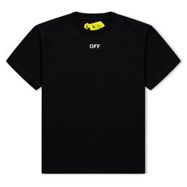 Off White Stamp Short Sleeve T Shirt Juniors