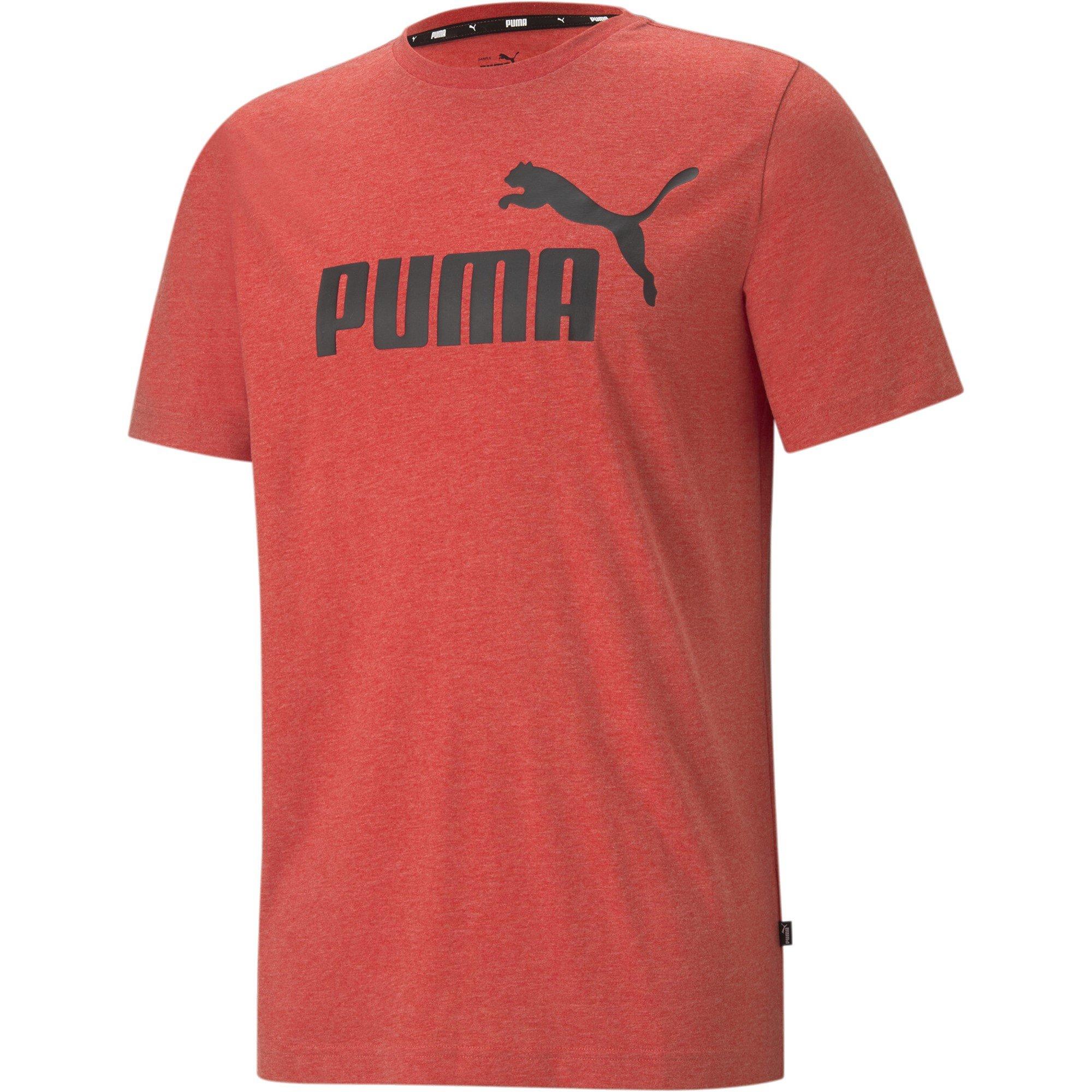 High Risk Red - Puma - Essentials Heather Mens T Shirt - 1
