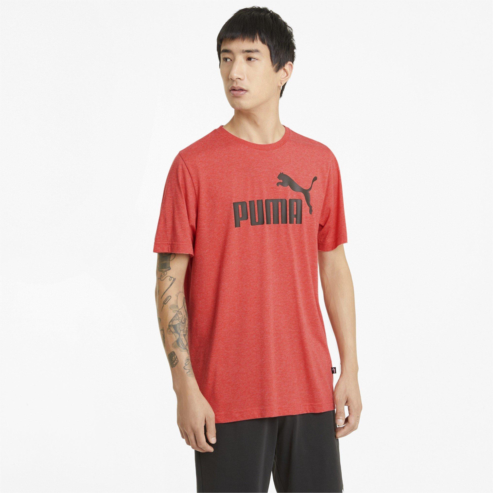 High Risk Red - Puma - Essentials Heather Mens T Shirt - 2