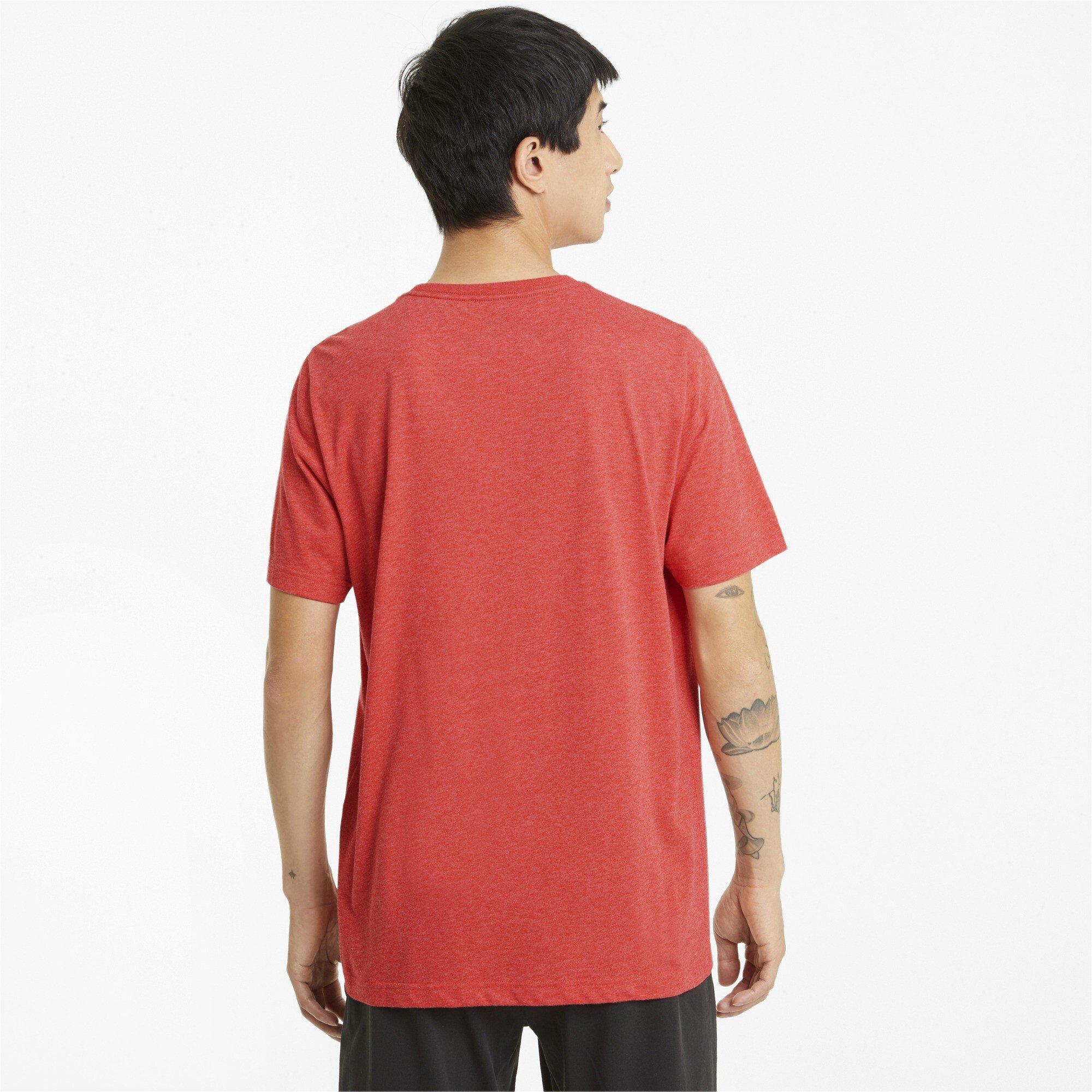 High Risk Red - Puma - Essentials Heather Mens T Shirt - 3