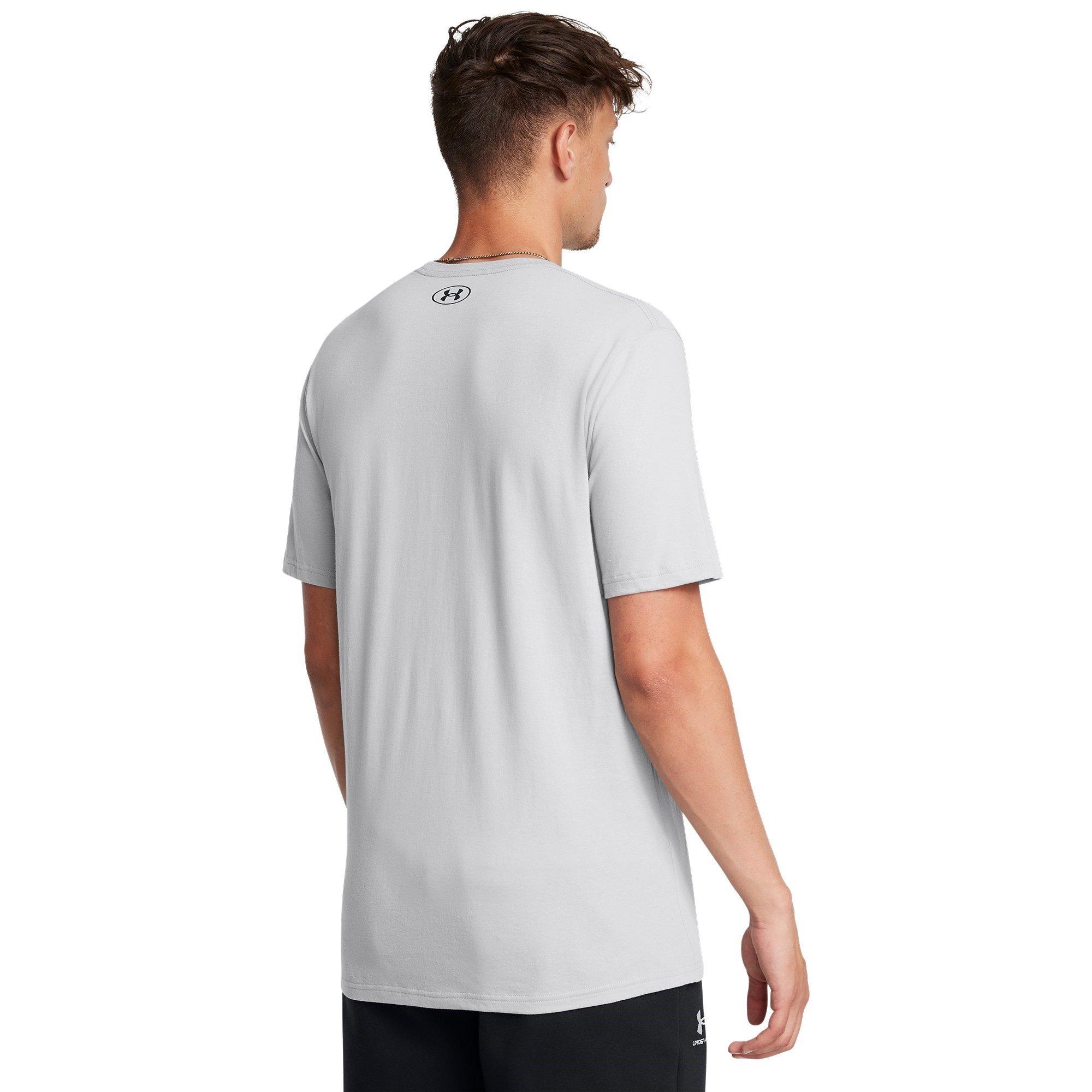 Mod Gray/Black - Under Armour - Fast Left Chest T-Shirt Mens - 3