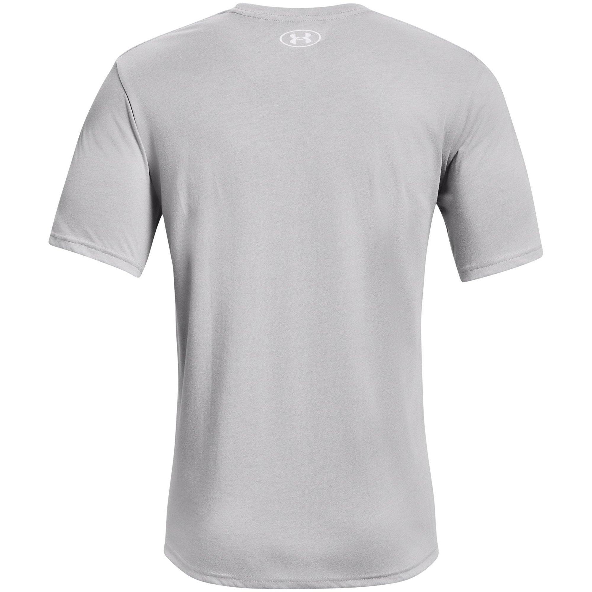 Mod Gray/White - Under Armour - Fast Left Chest T-Shirt Mens - 6