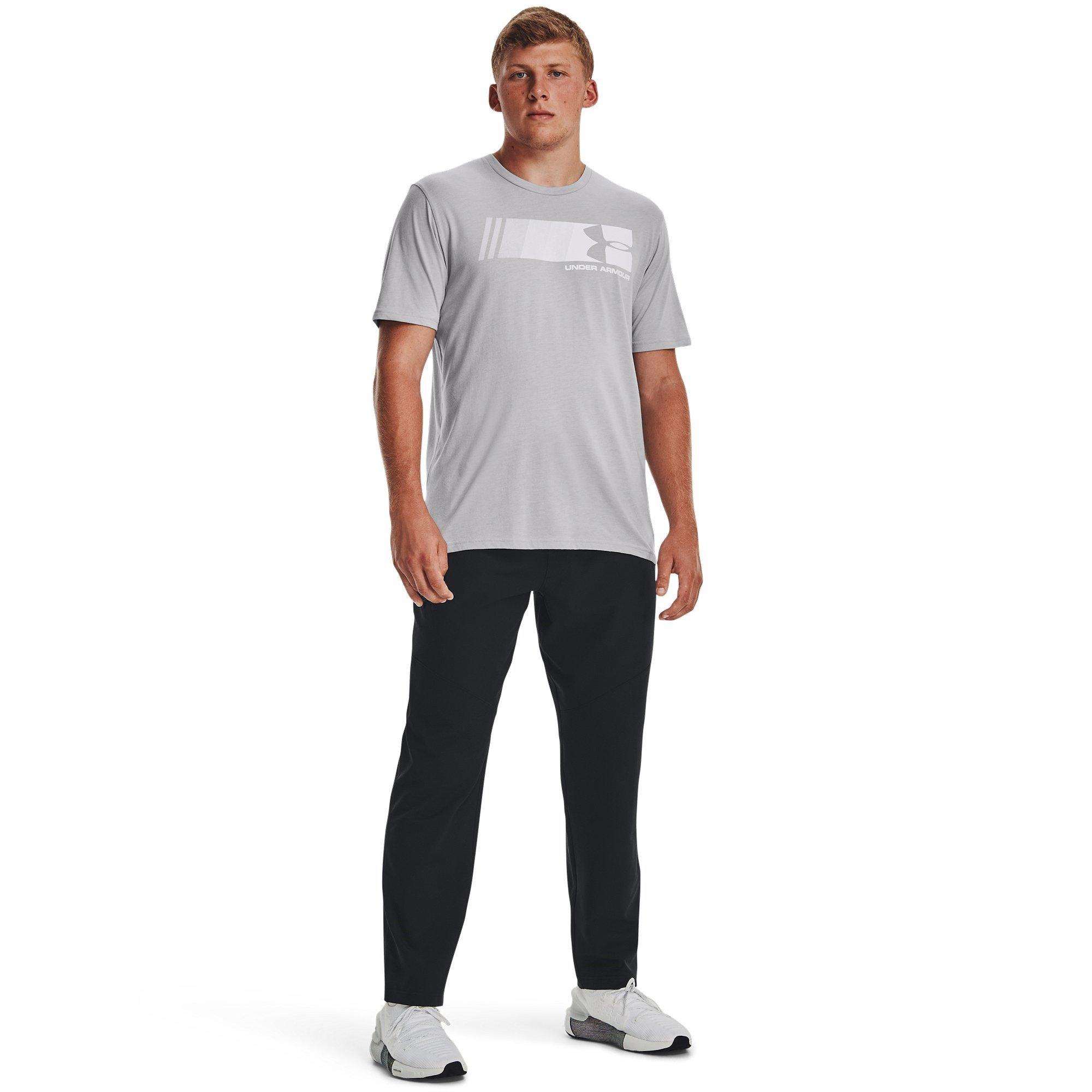 Mod Gray/White - Under Armour - Fast Left Chest T-Shirt Mens - 4