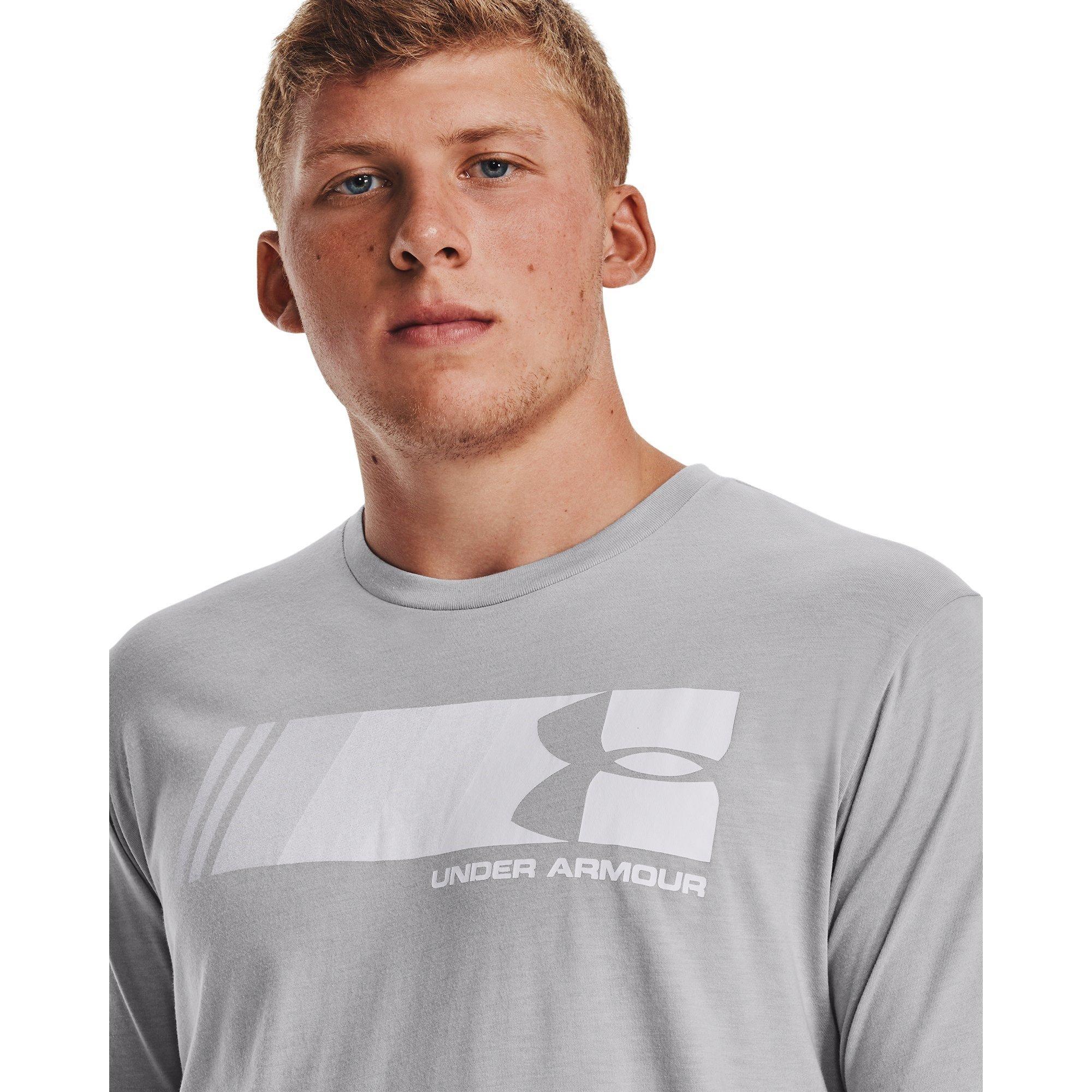 Mod Gray/White - Under Armour - Fast Left Chest T-Shirt Mens - 5