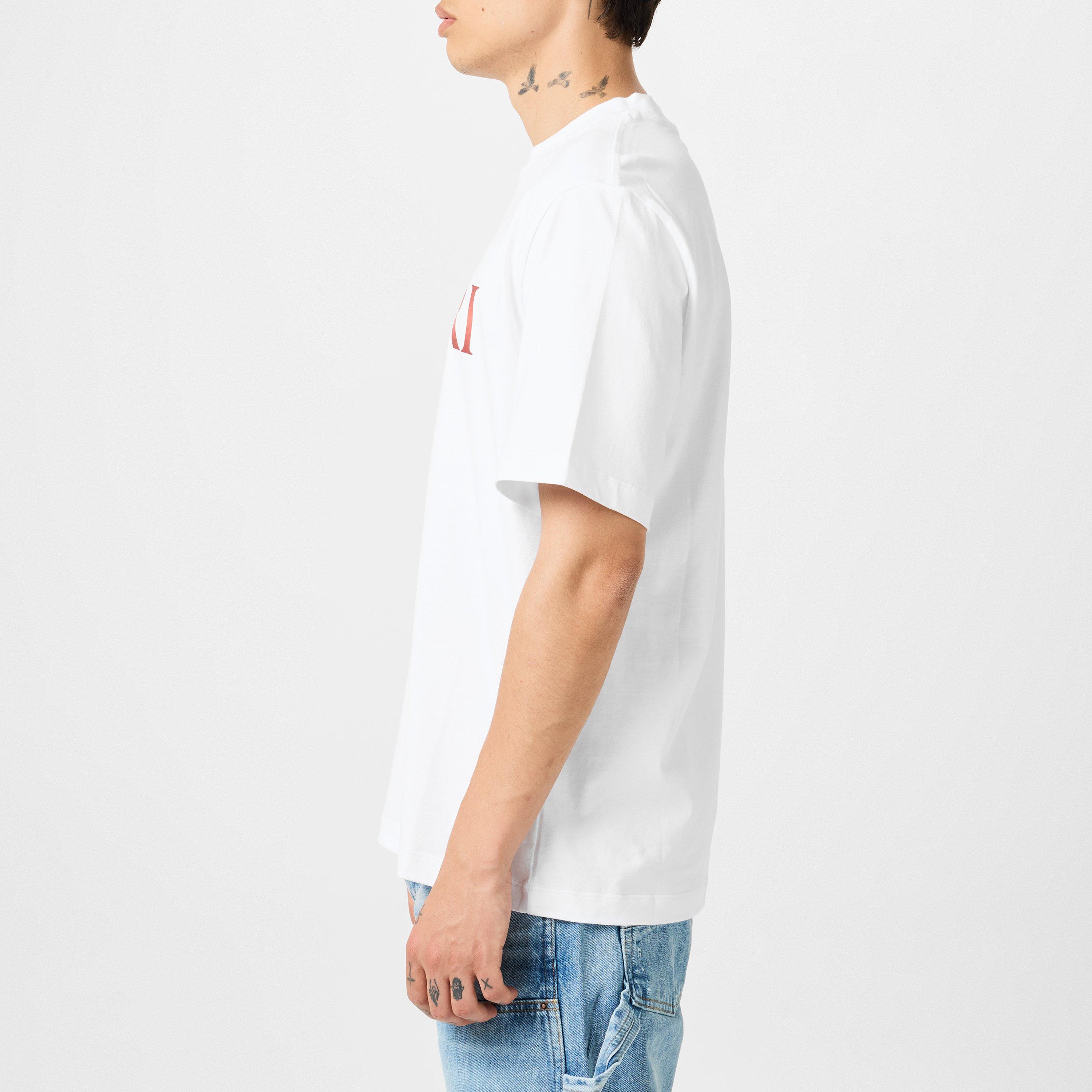 White Red - Amiri - Men's Core Logo Regular Fit T-Shirt - 2