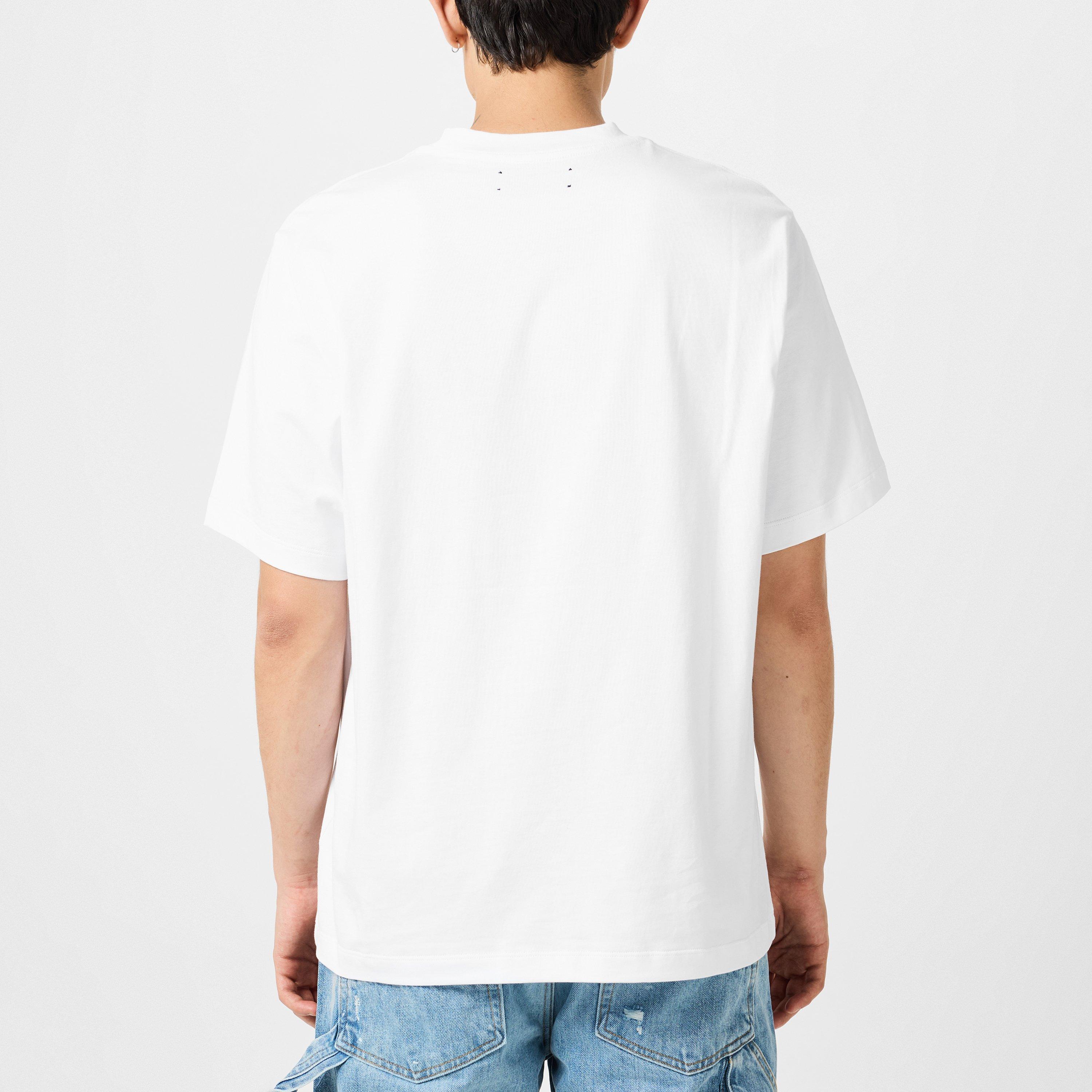 White Red - Amiri - Men's Core Logo Regular Fit T-Shirt - 3