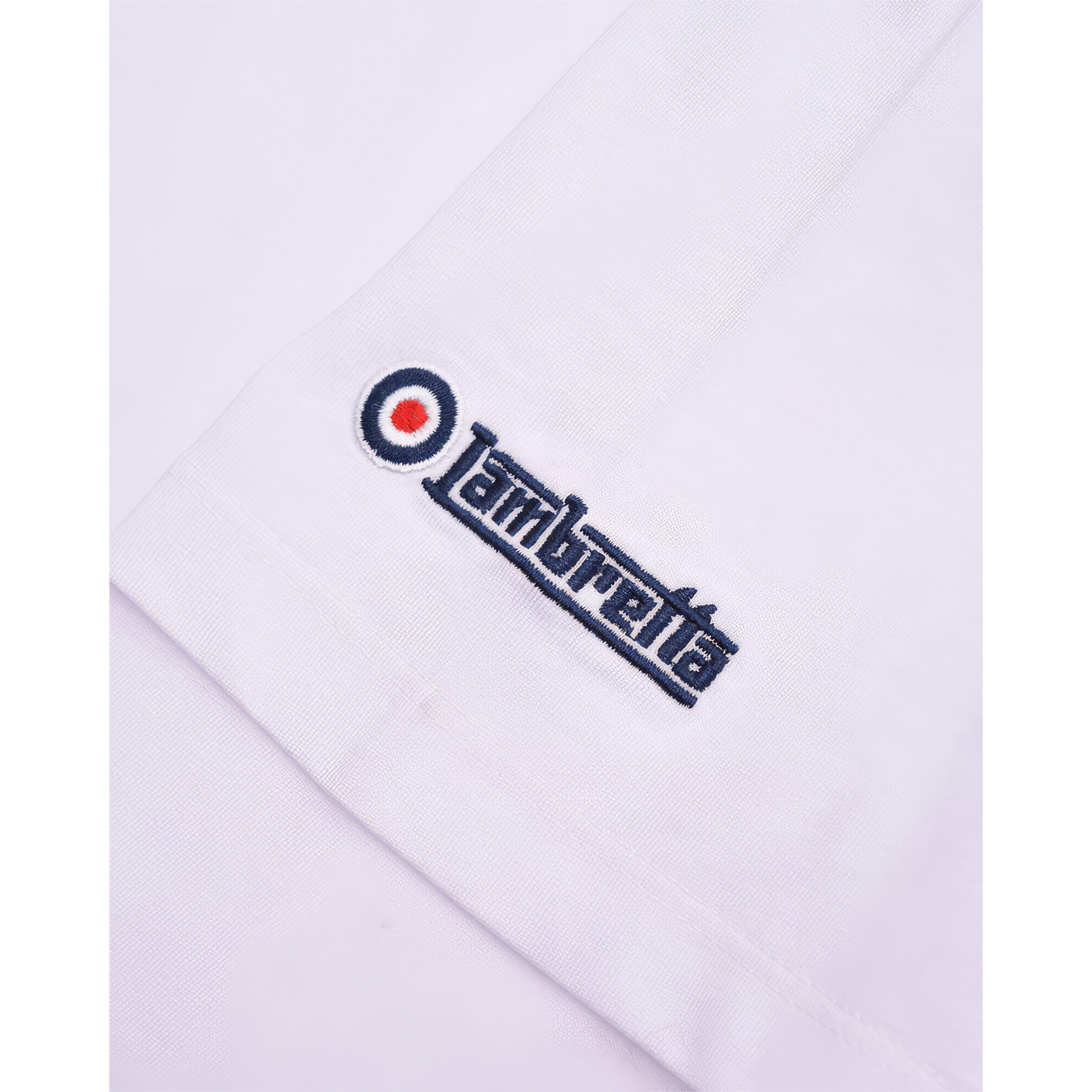 Branco - Lambretta - Regular Fit T-Shirt - 4