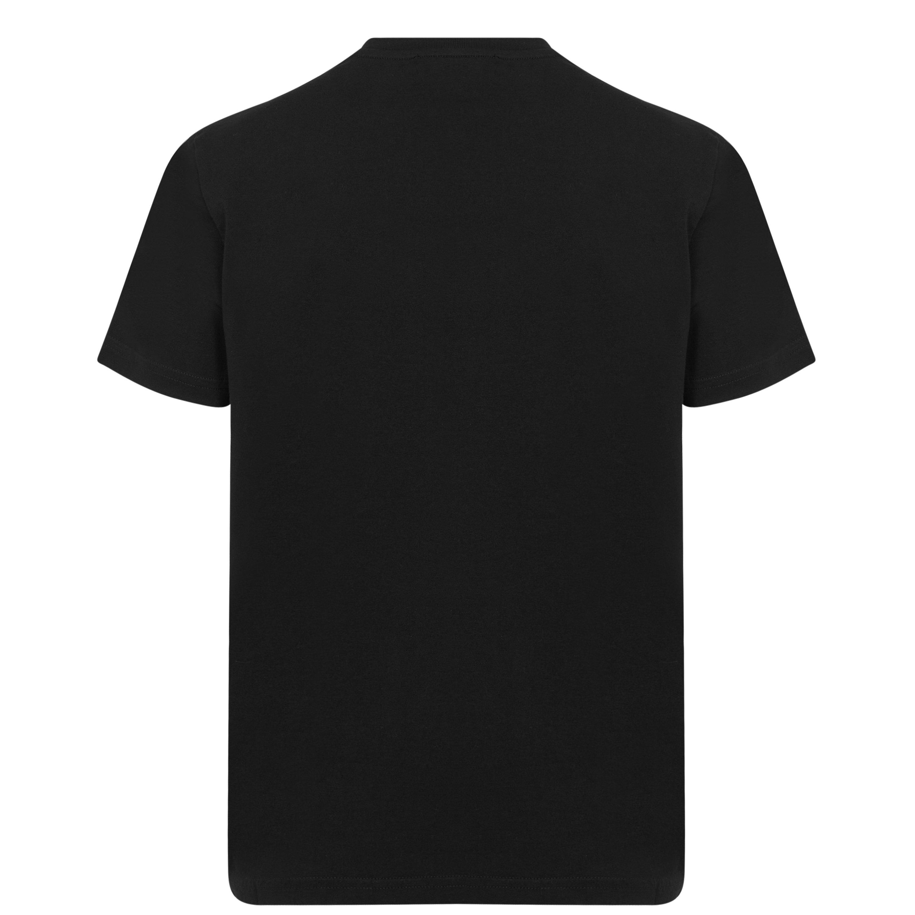 Blk/Red 900 SMU - DSquared2 - Boys Maple Leaf Short Sleeve T Shirt - 2