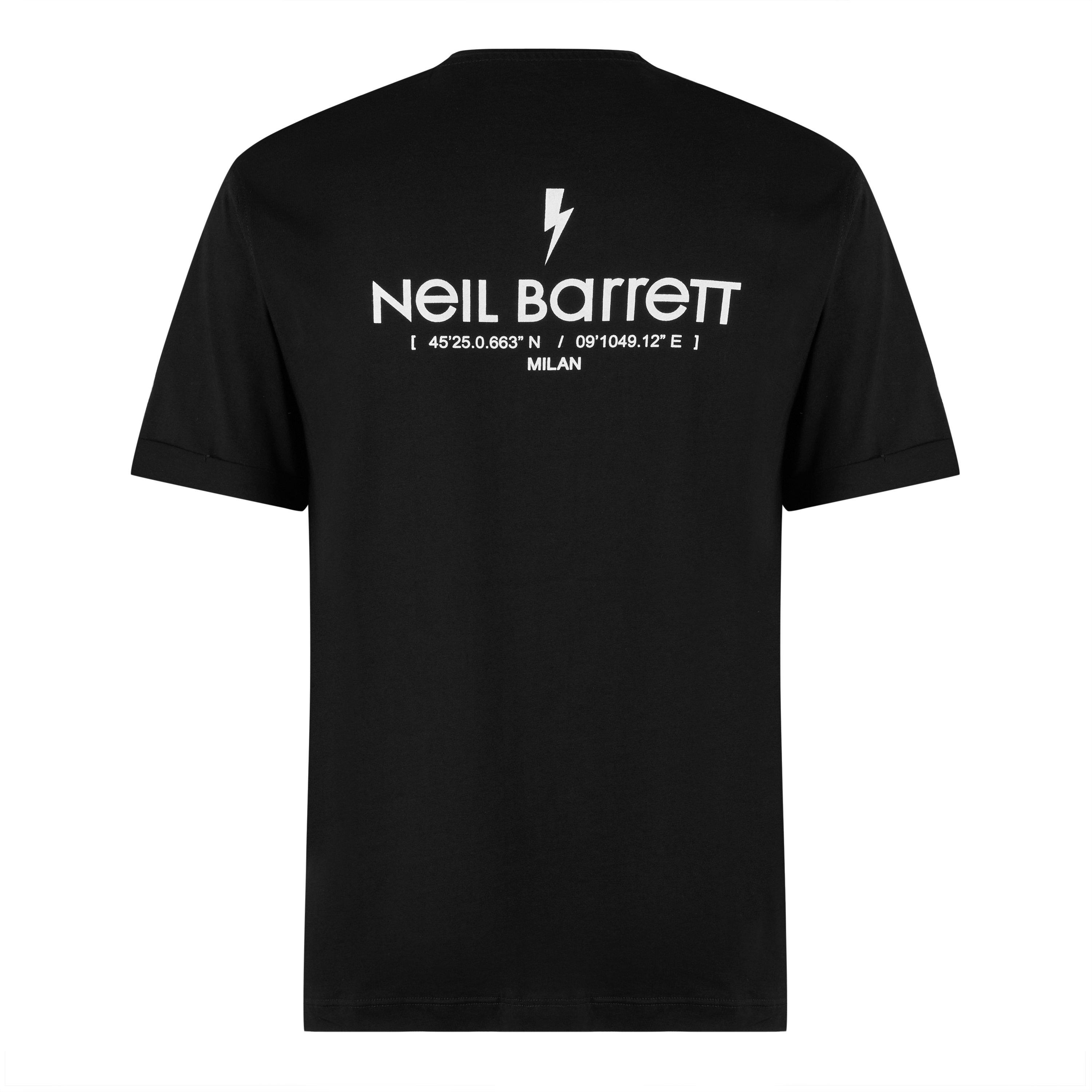 Black/White 524 - Neil Barrett - Barrett Co-Ord T-Shirt - 2