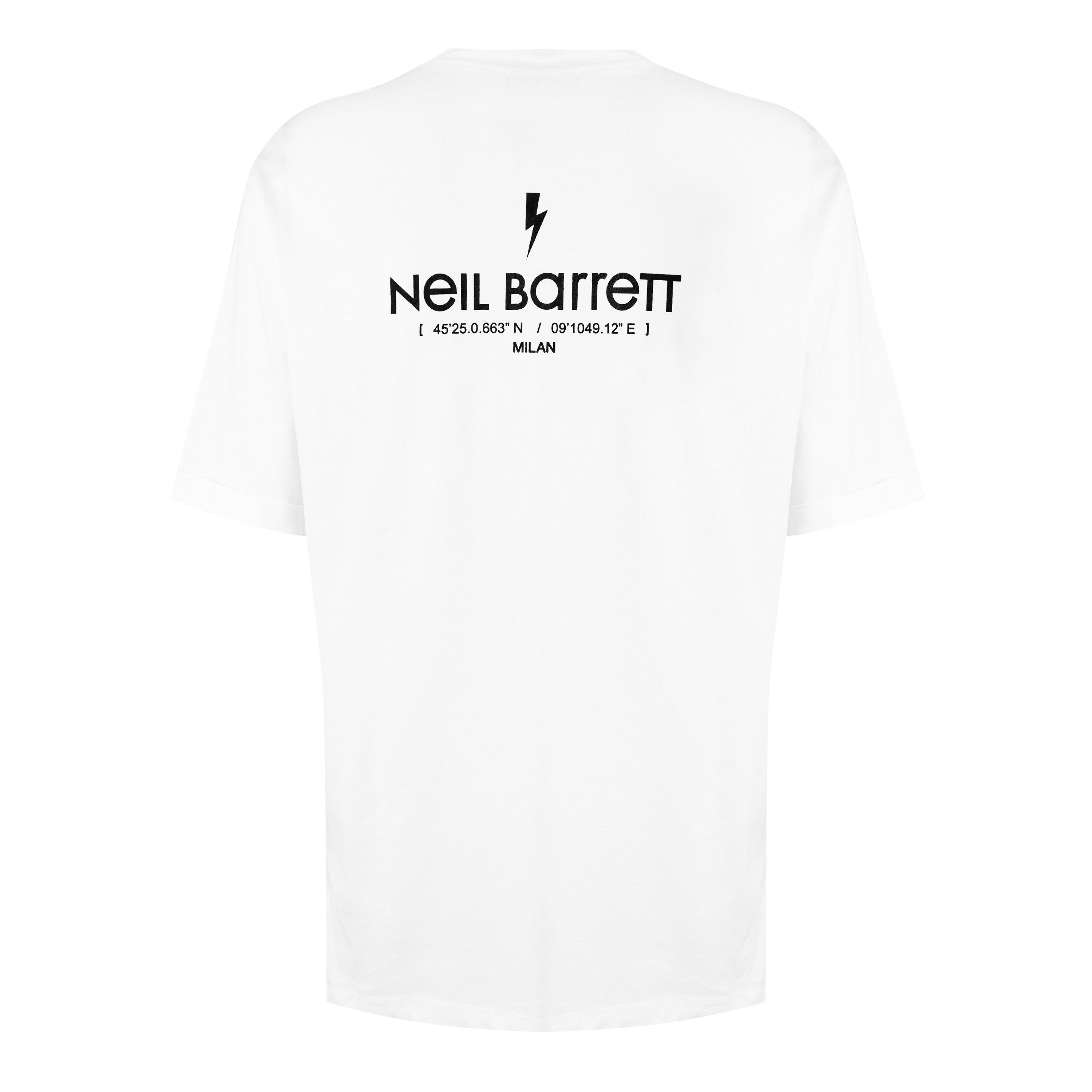 White/Black 526 - Neil Barrett - Co-Ord T-Shirt - 2