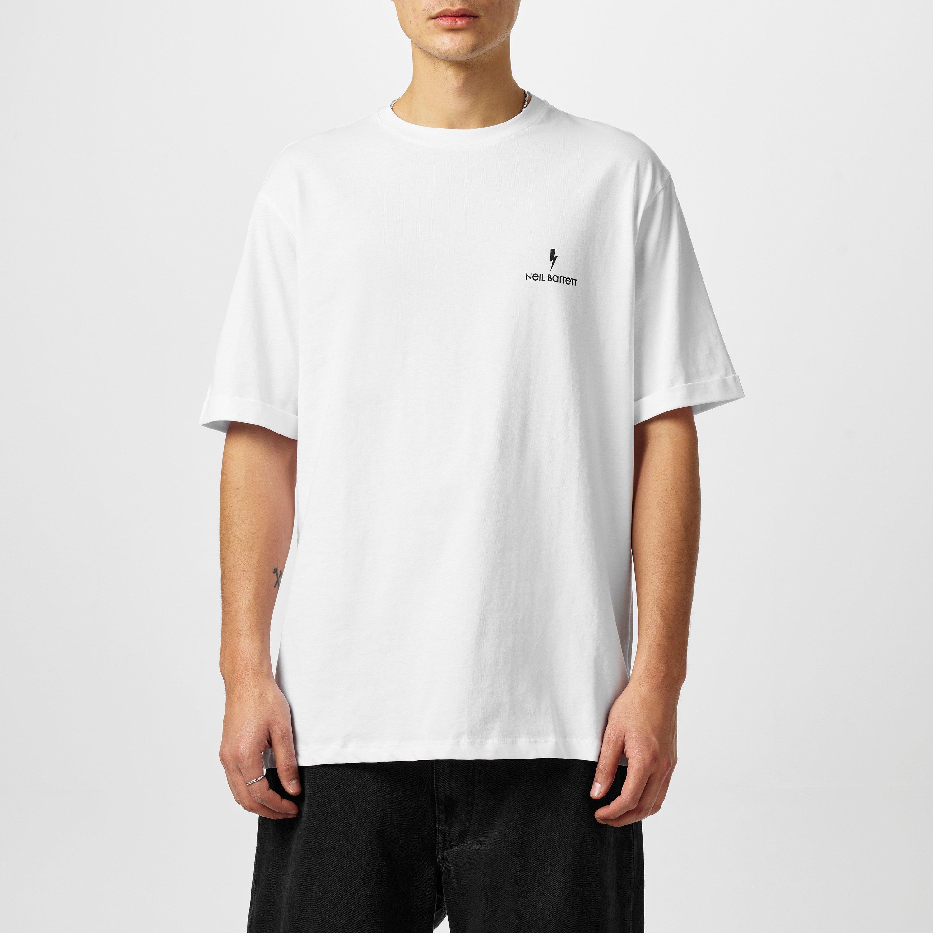 White/Black 526 - Neil Barrett - Co-Ord T-Shirt - 3