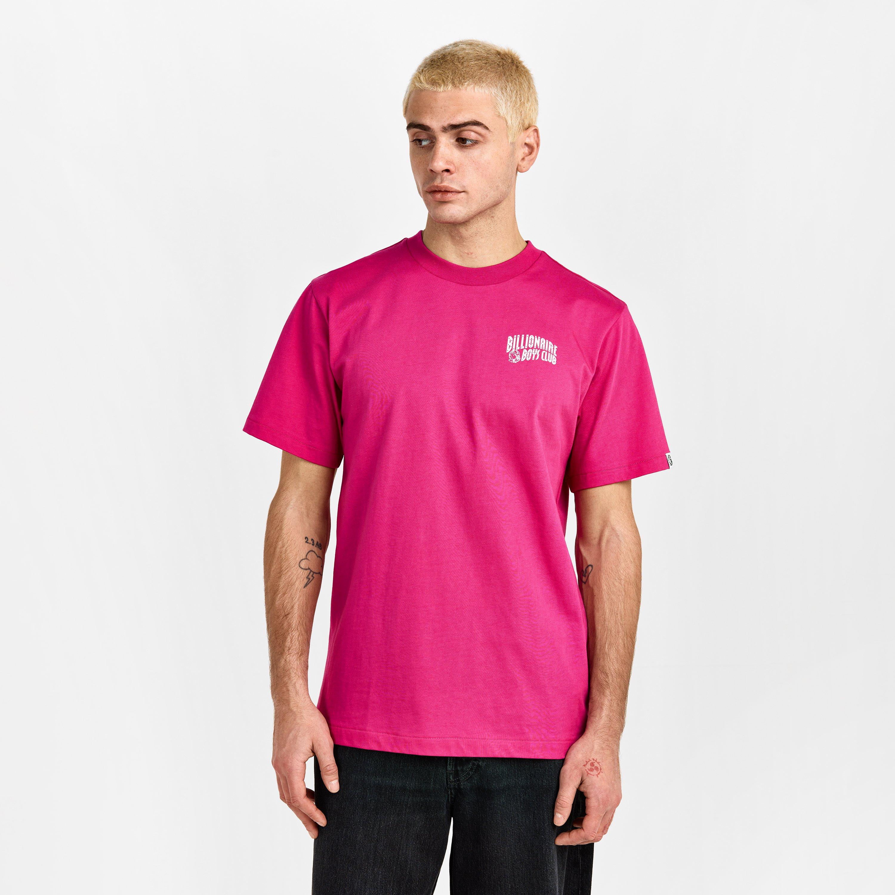 Pink - Billionaire Boys Club - Small Arch Logo T-Shirt - 3