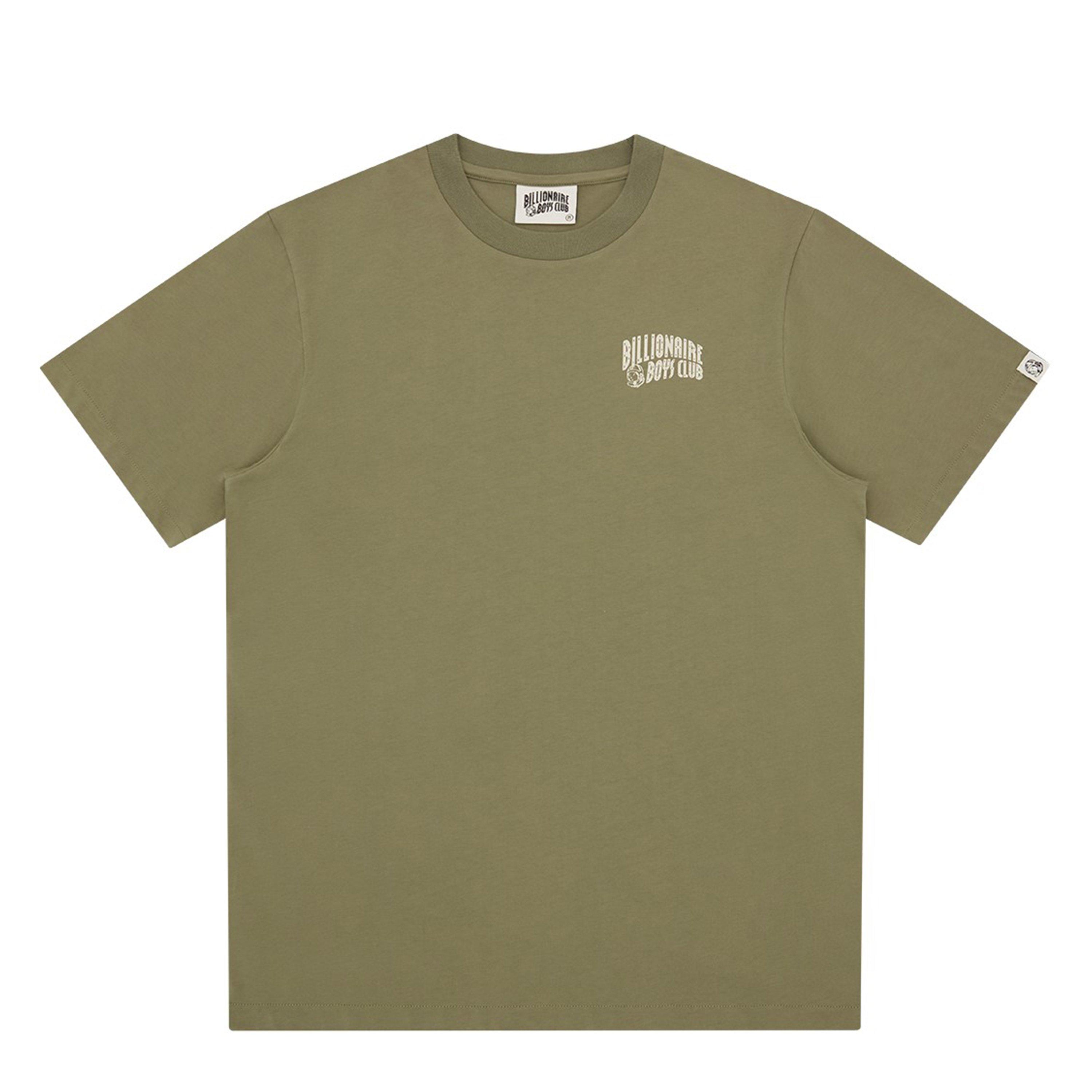 Billionaire Boys Club  Small Arch Logo T-Shirt - Olive/Ecru - Small
