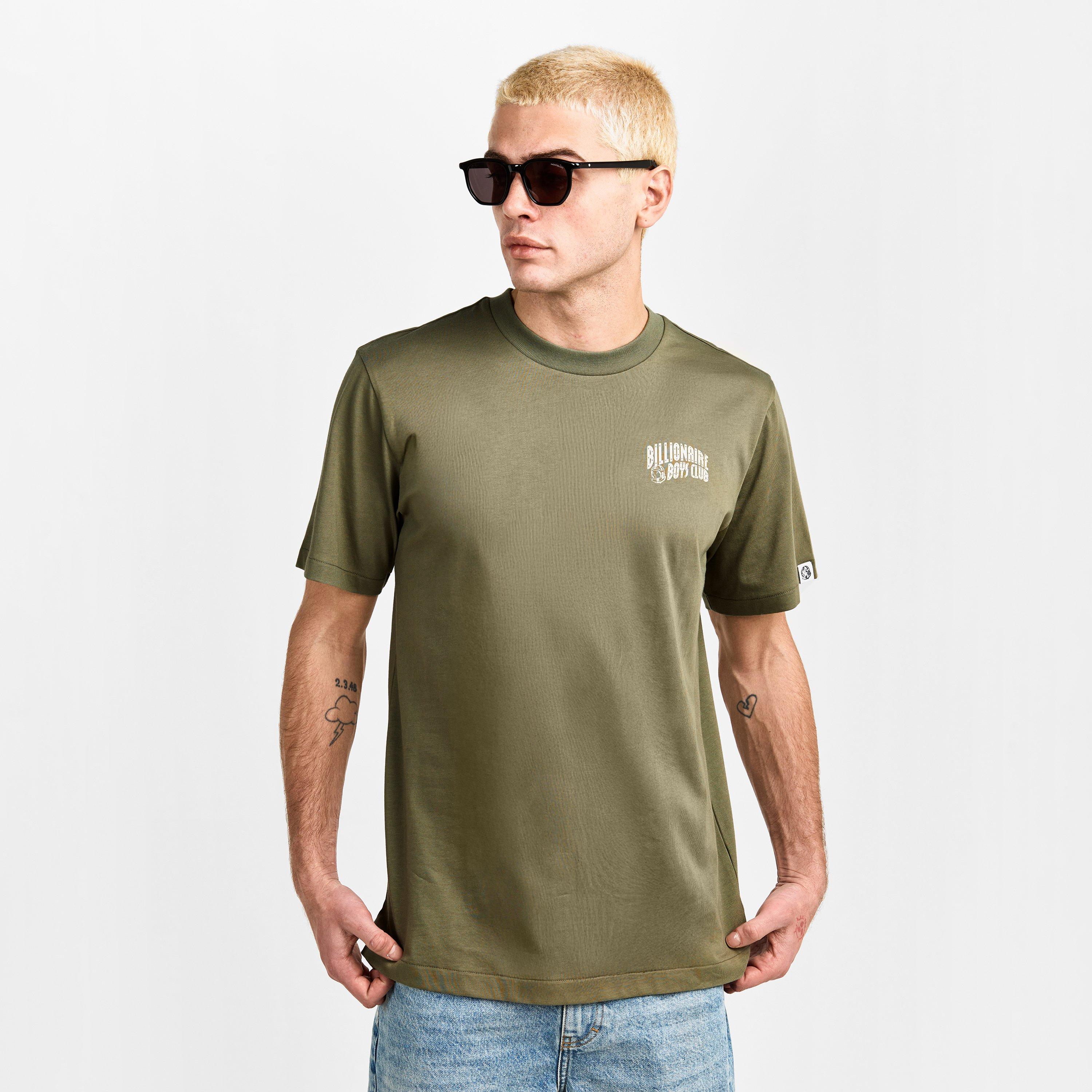 Olive/Ecru - Billionaire Boys Club - Small Arch Logo T-Shirt - 3