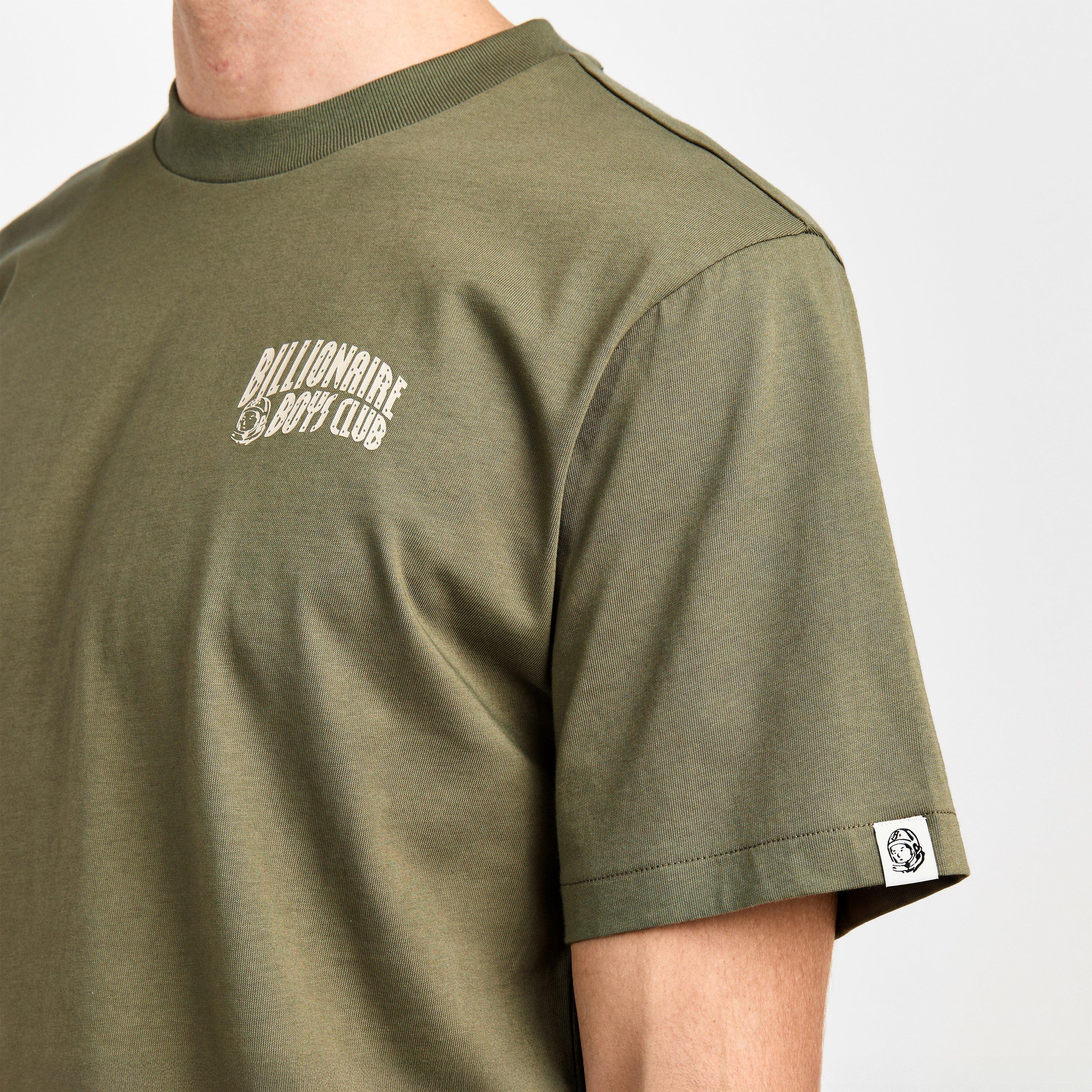 Olive/Ecru - Billionaire Boys Club - Small Arch Logo T-Shirt - 5