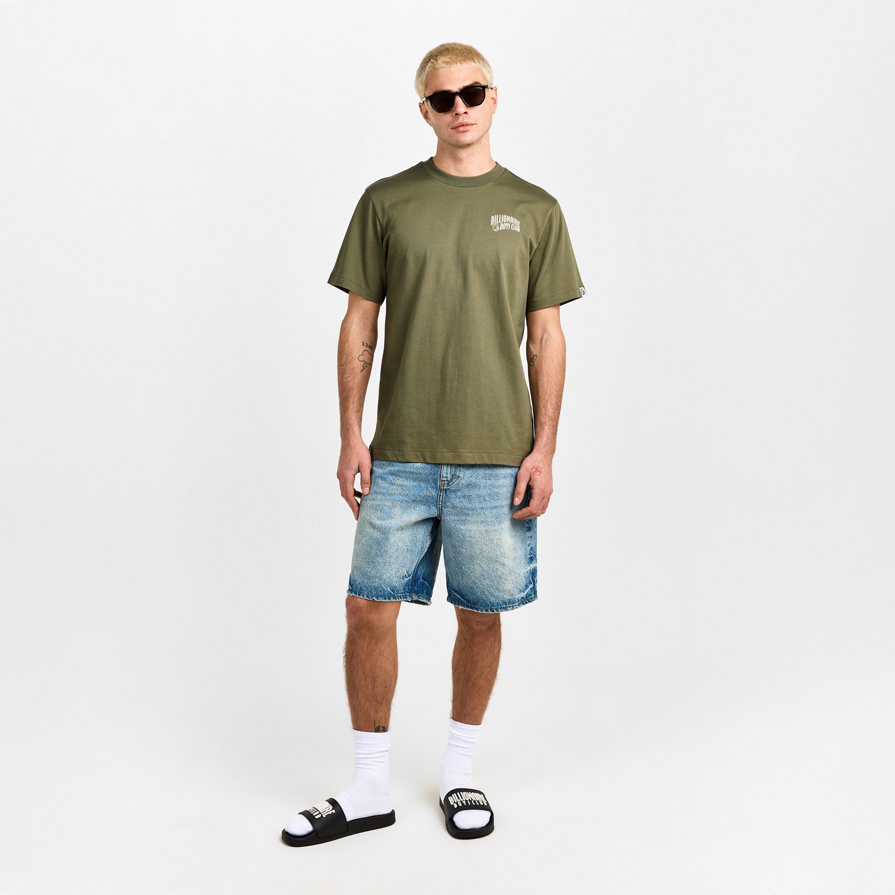 Olive/Ecru - Billionaire Boys Club - Small Arch Logo T-Shirt - 6