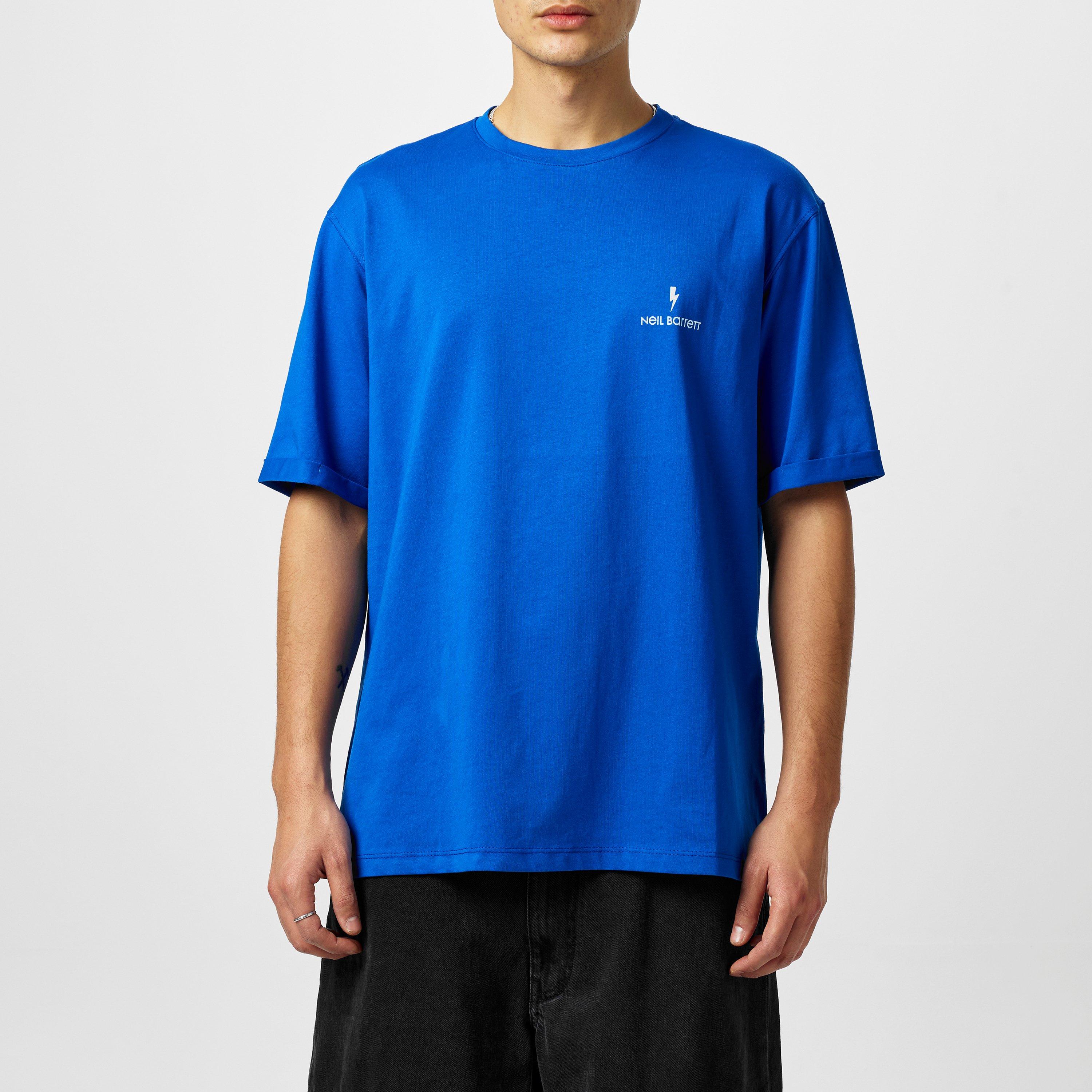 Cobalt/White - Neil Barrett - Co-Ord T-Shirt - 1