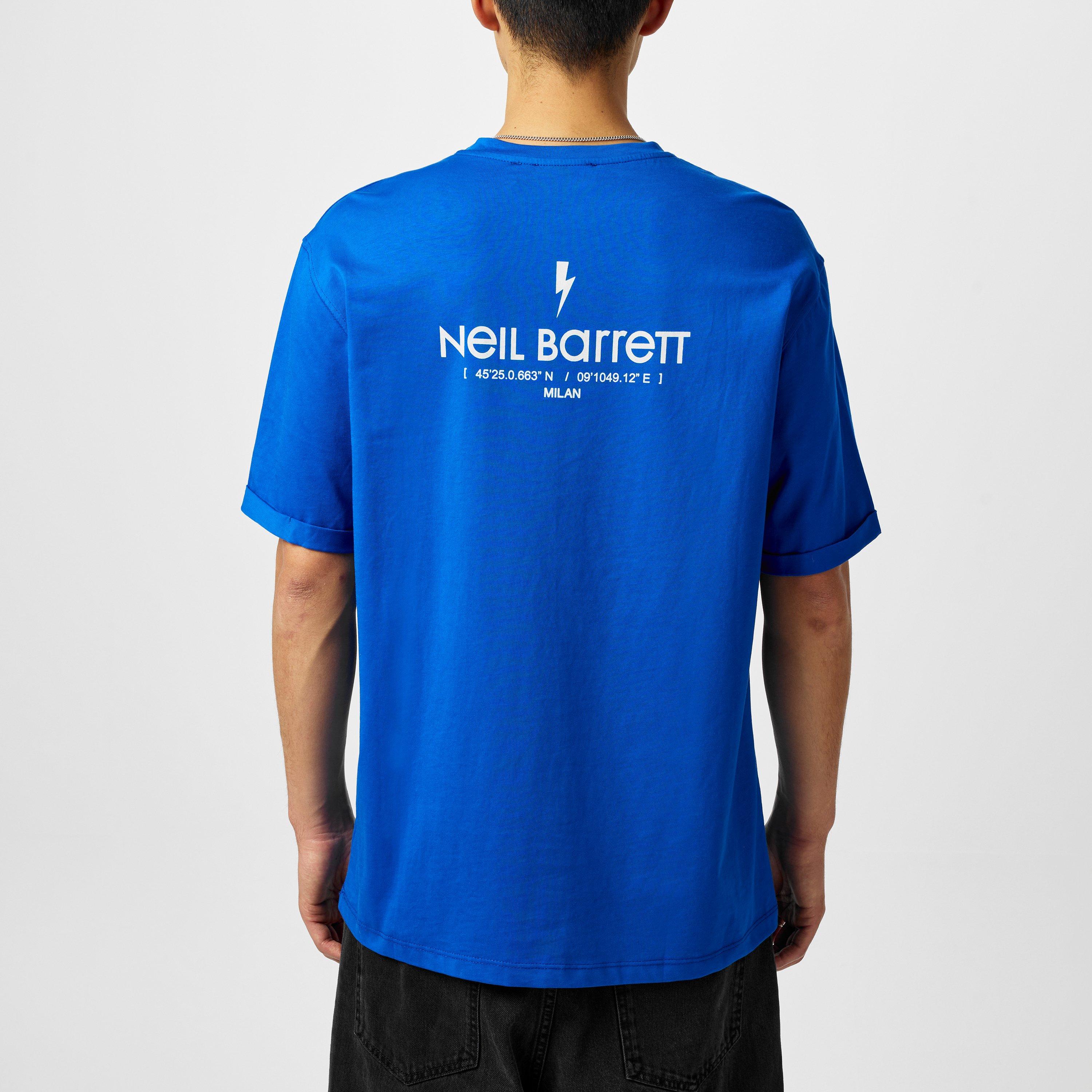 Cobalt/White - Neil Barrett - Co-Ord T-Shirt - 3
