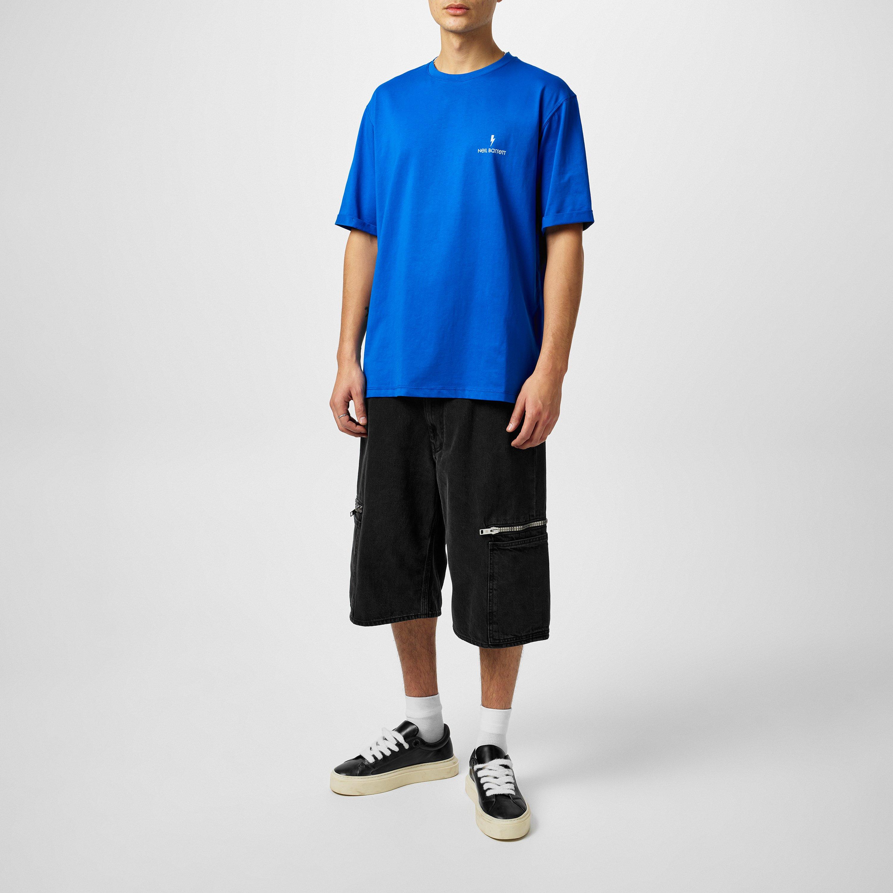 Cobalt/White - Neil Barrett - Co-Ord T-Shirt - 4