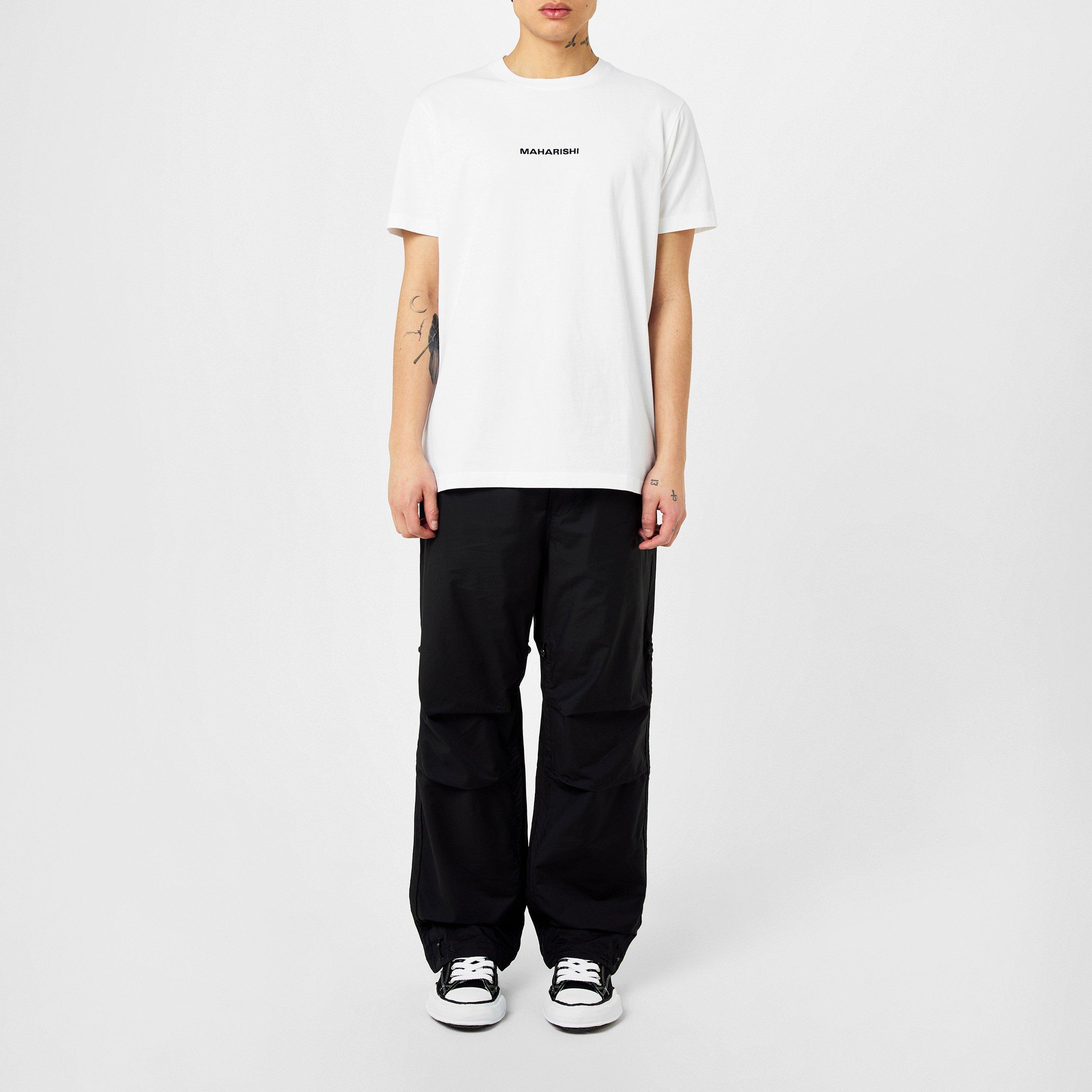 White - Maharishi - Miltype Embroidered T Shirt - 5
