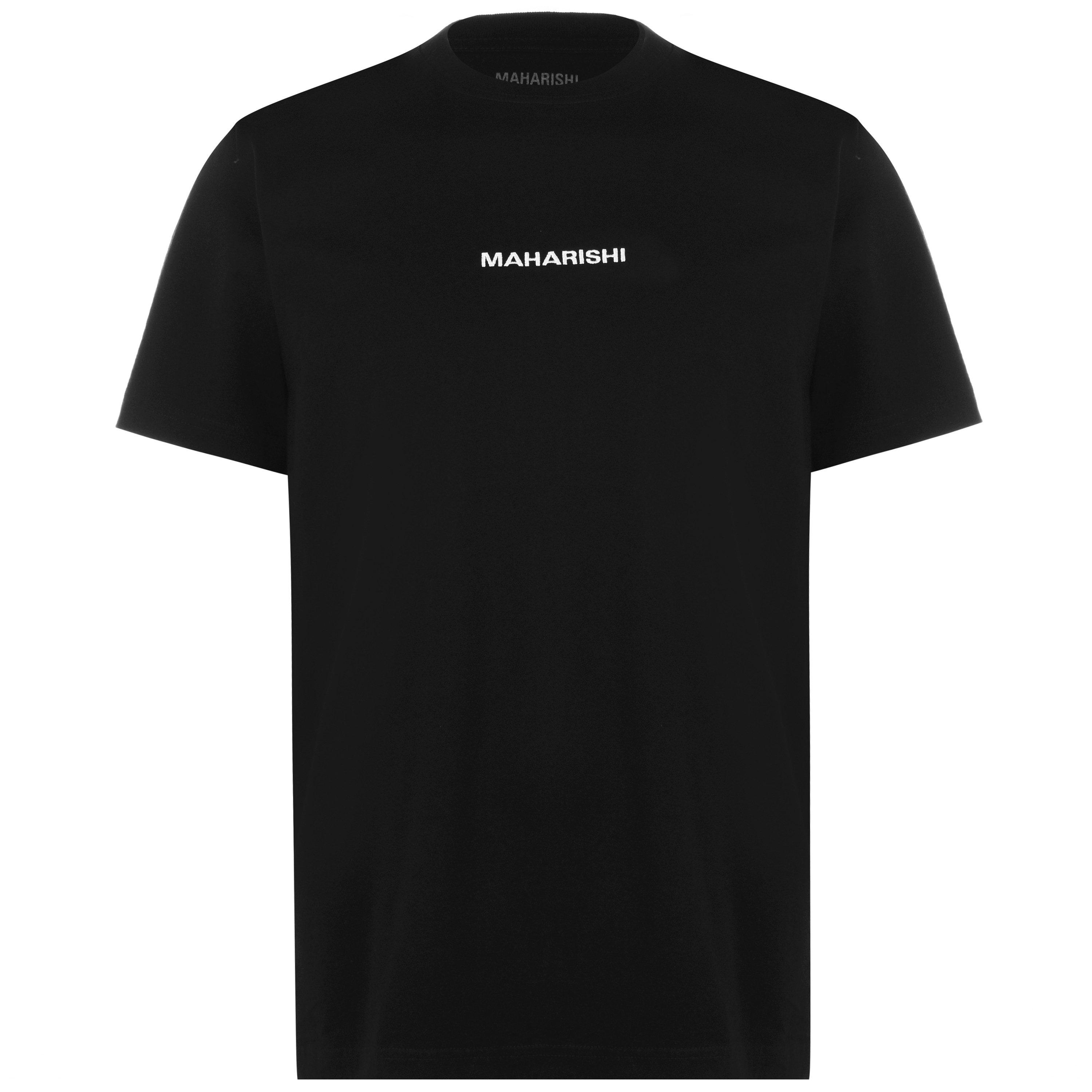 Black - Maharishi - Miltype Embroidered T Shirt - 5