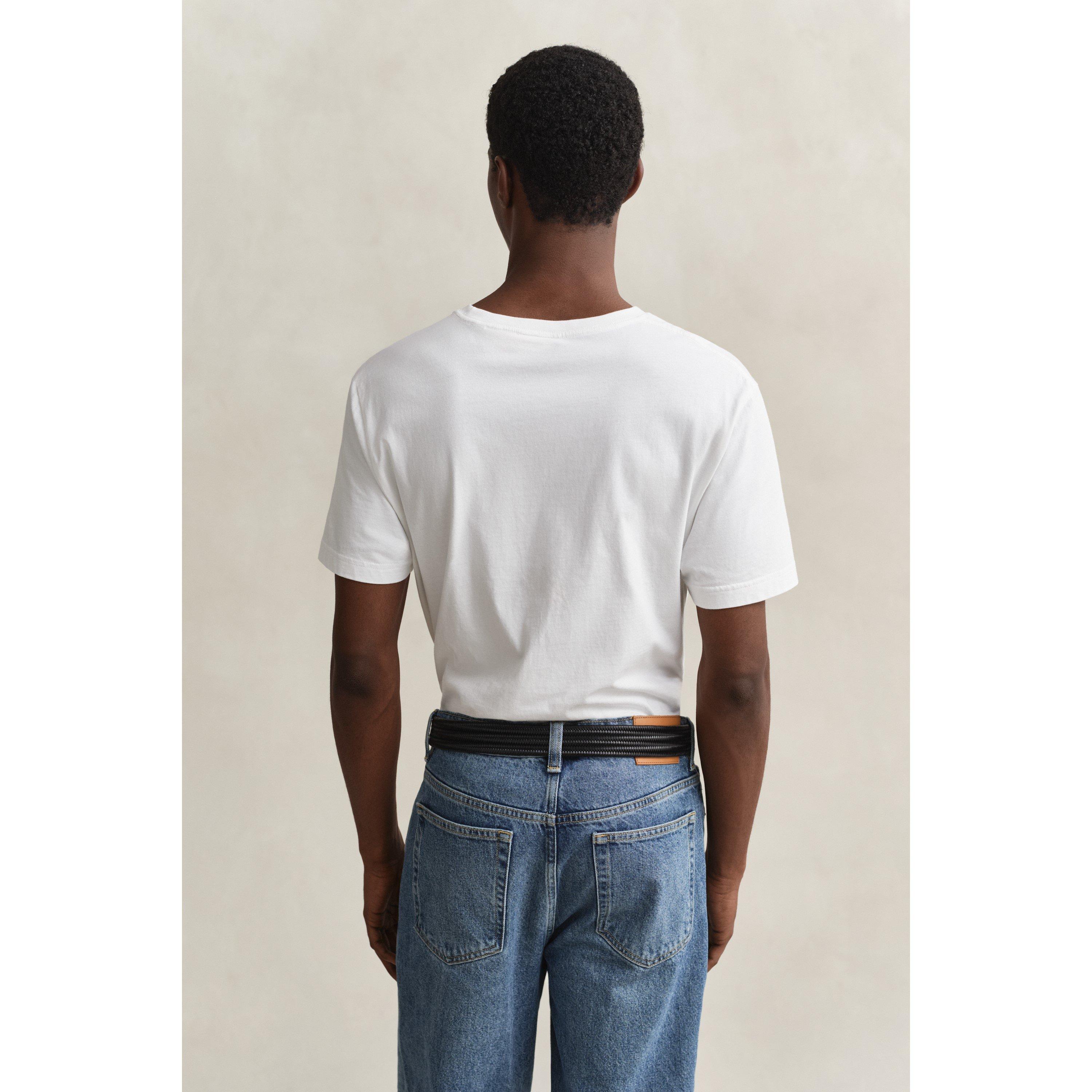 Blanco 110. - Gant - Regular Fit Shield T-Shirt - 4