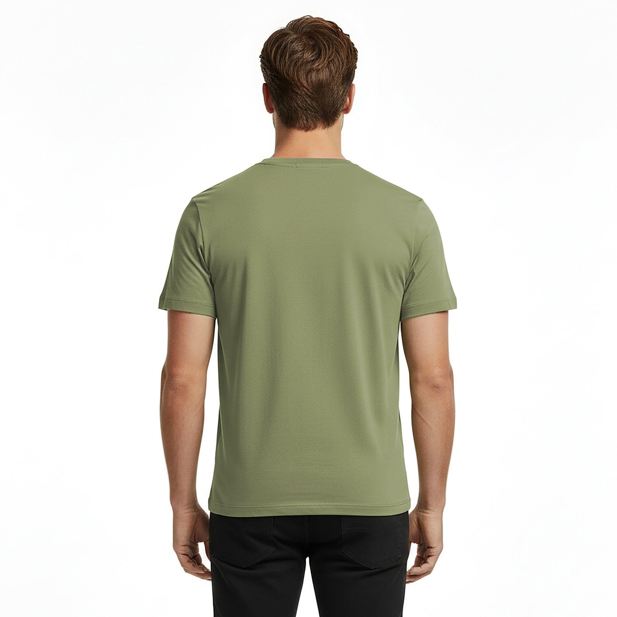 Herb Green 379 - Gant - Regular Fit Shield T-Shirt - 3