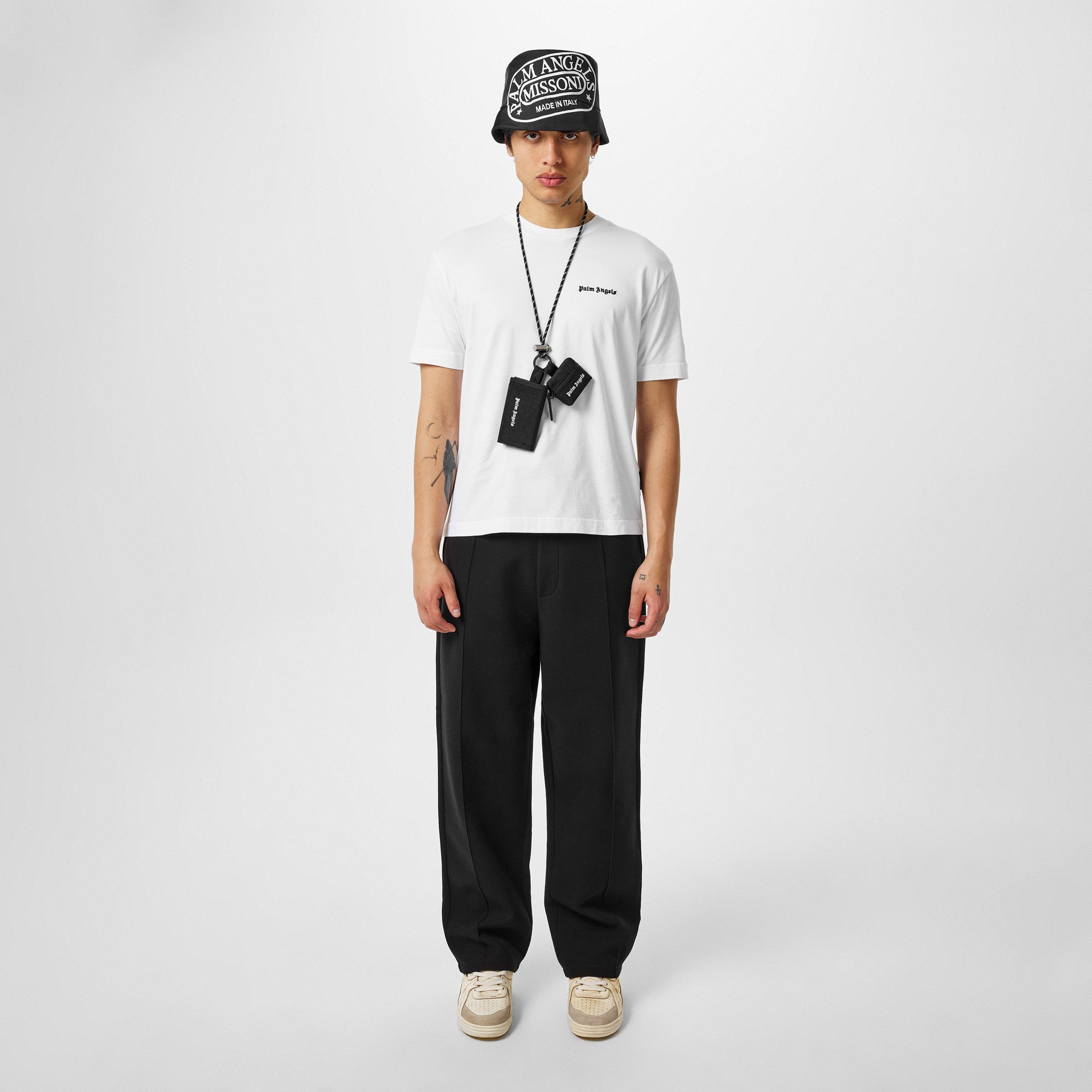 White - Palm Angels - Logo T-Shirt - 6