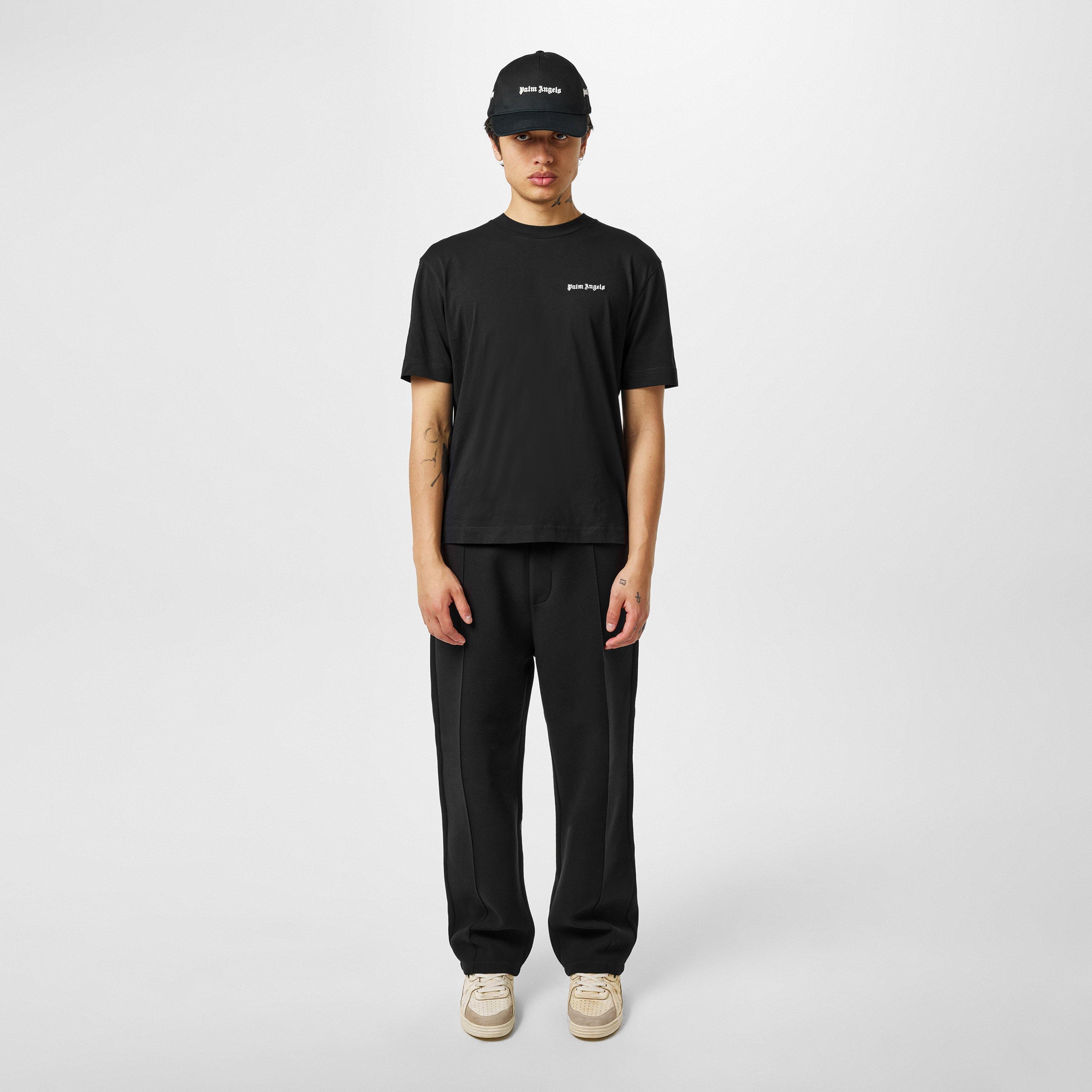 Black - Palm Angels - Logo T-Shirt - 6