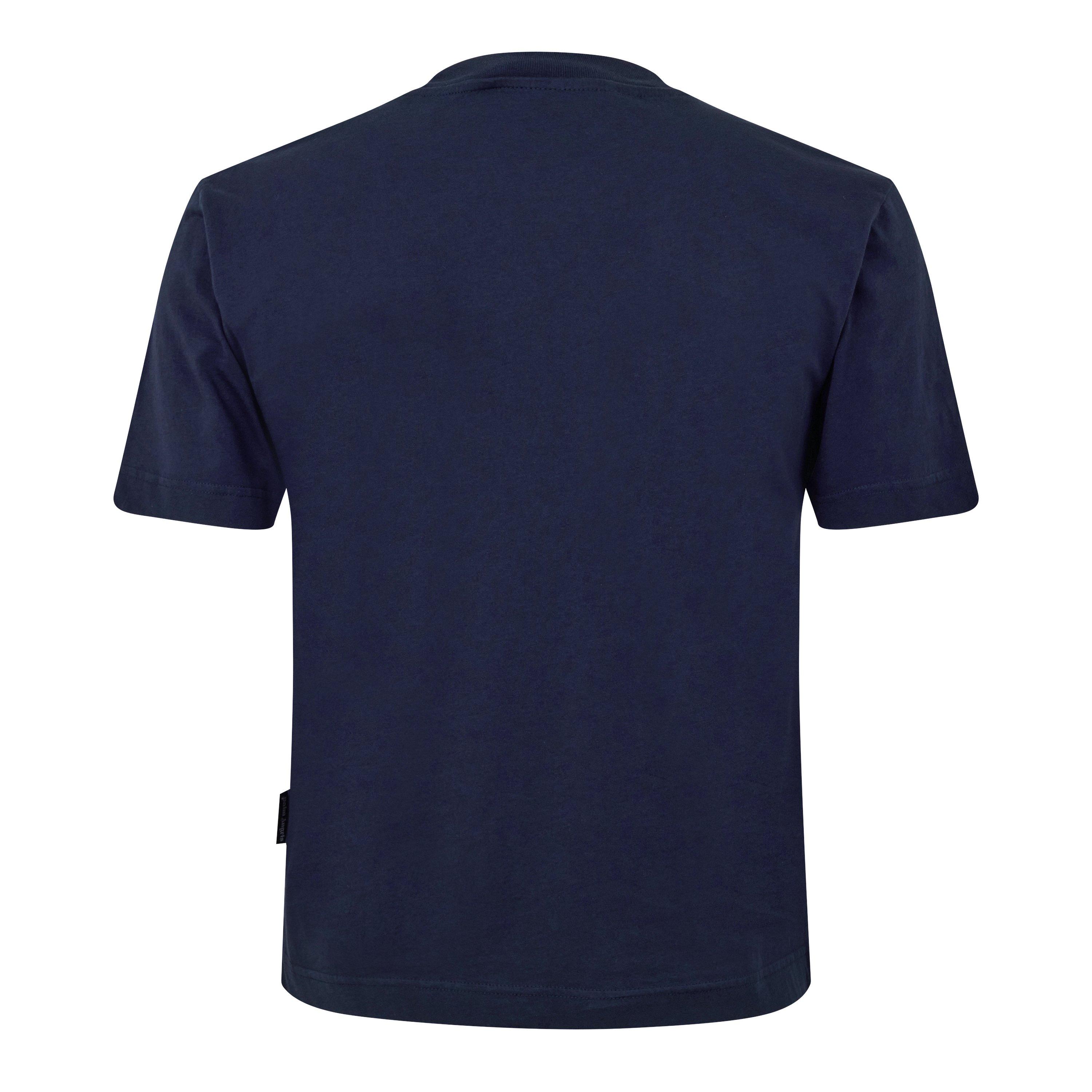 Navy - Palm Angels - Logo T-Shirt - 8