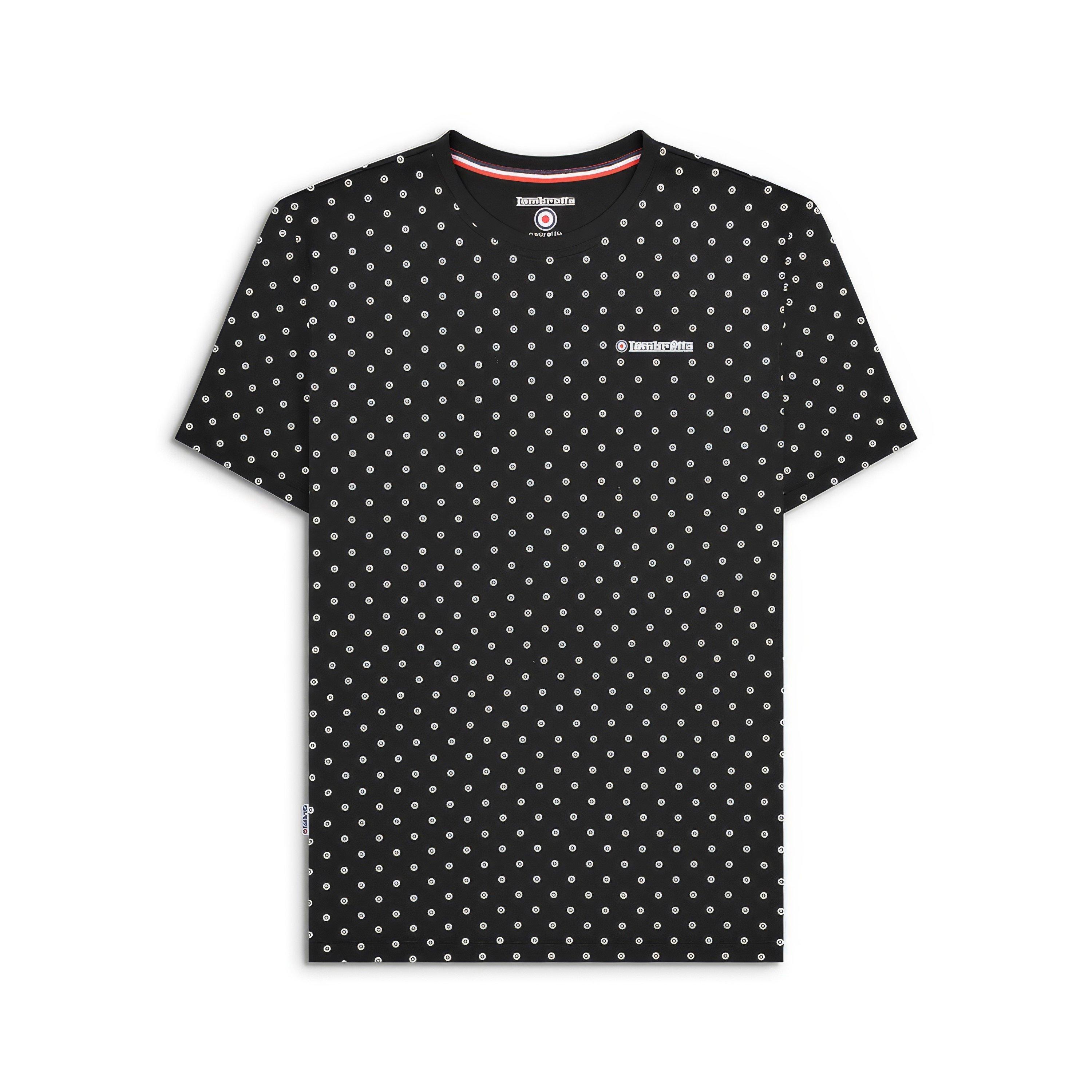 Lambretta Target All Over Print Regular Fit T-Shirt