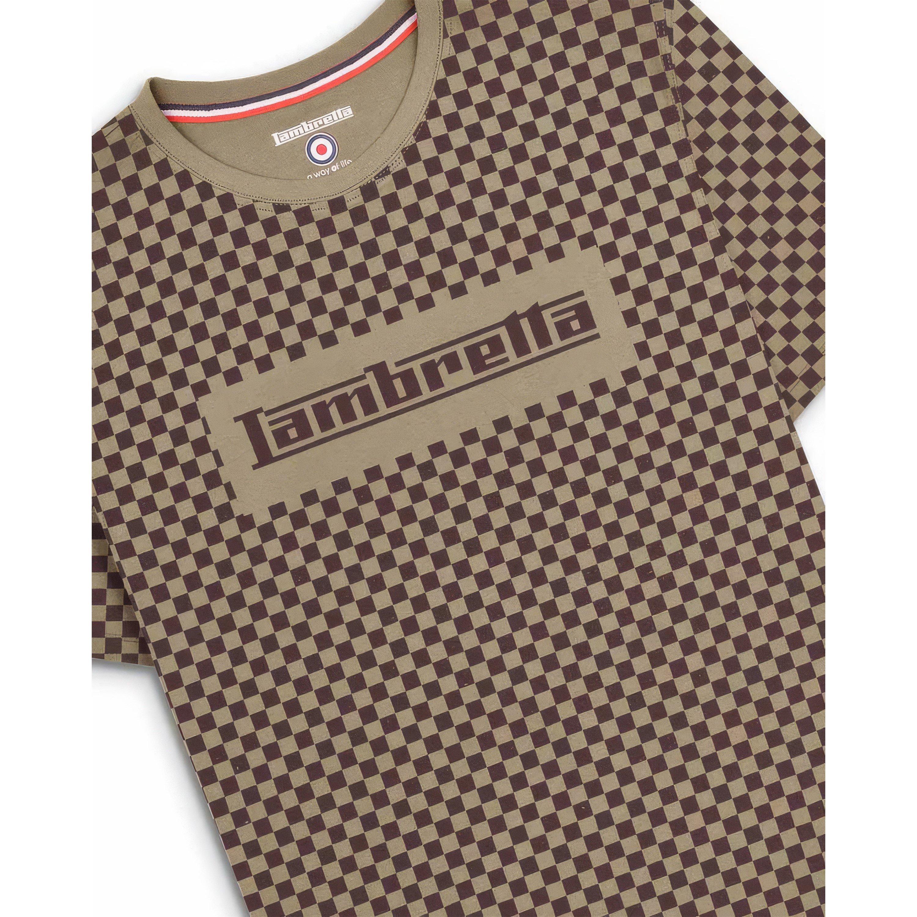 Lichen/Java - Lambretta - Two-Tone Regular Fit T-Shirt - 2