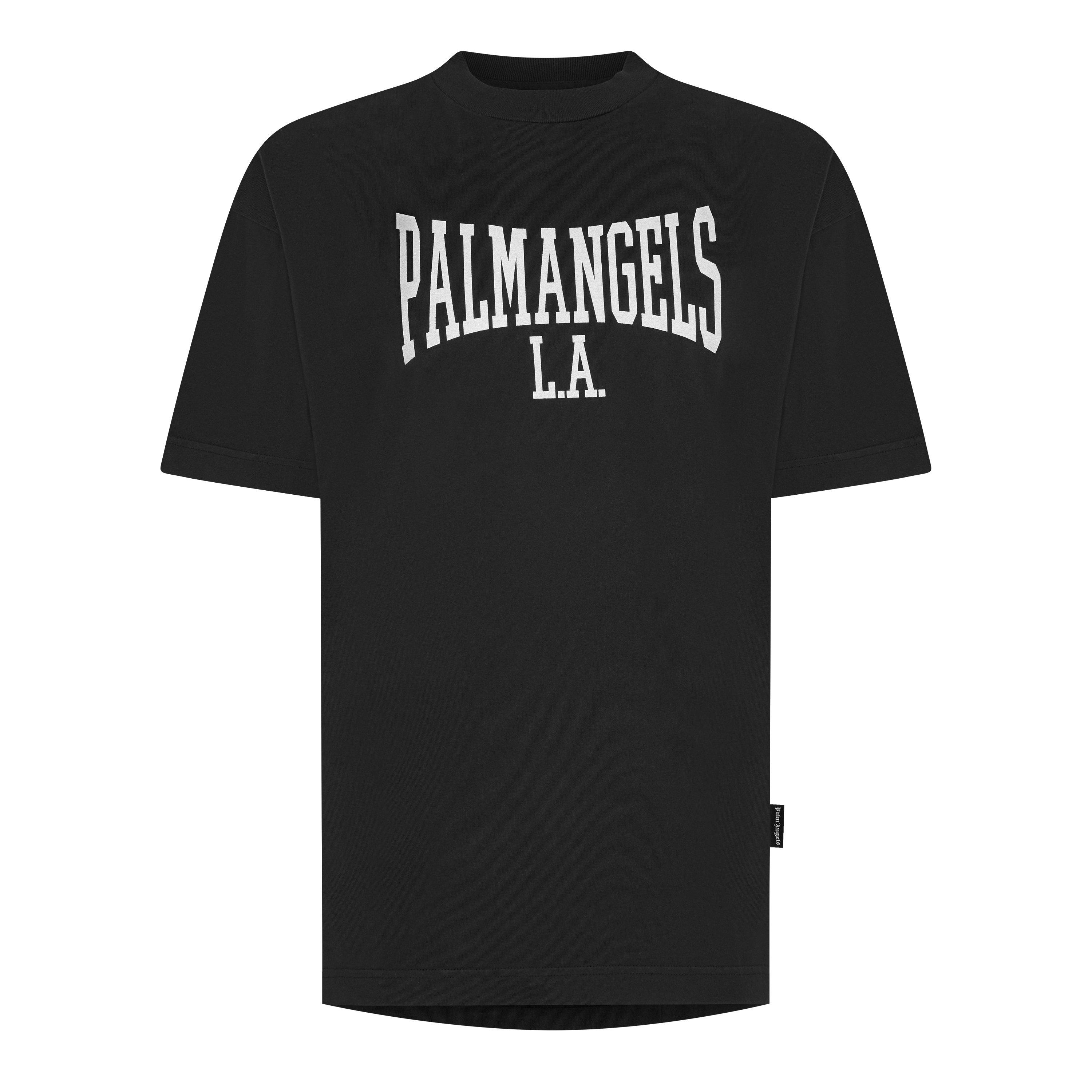 Black - Palm Angels - College T-Shirt - 1