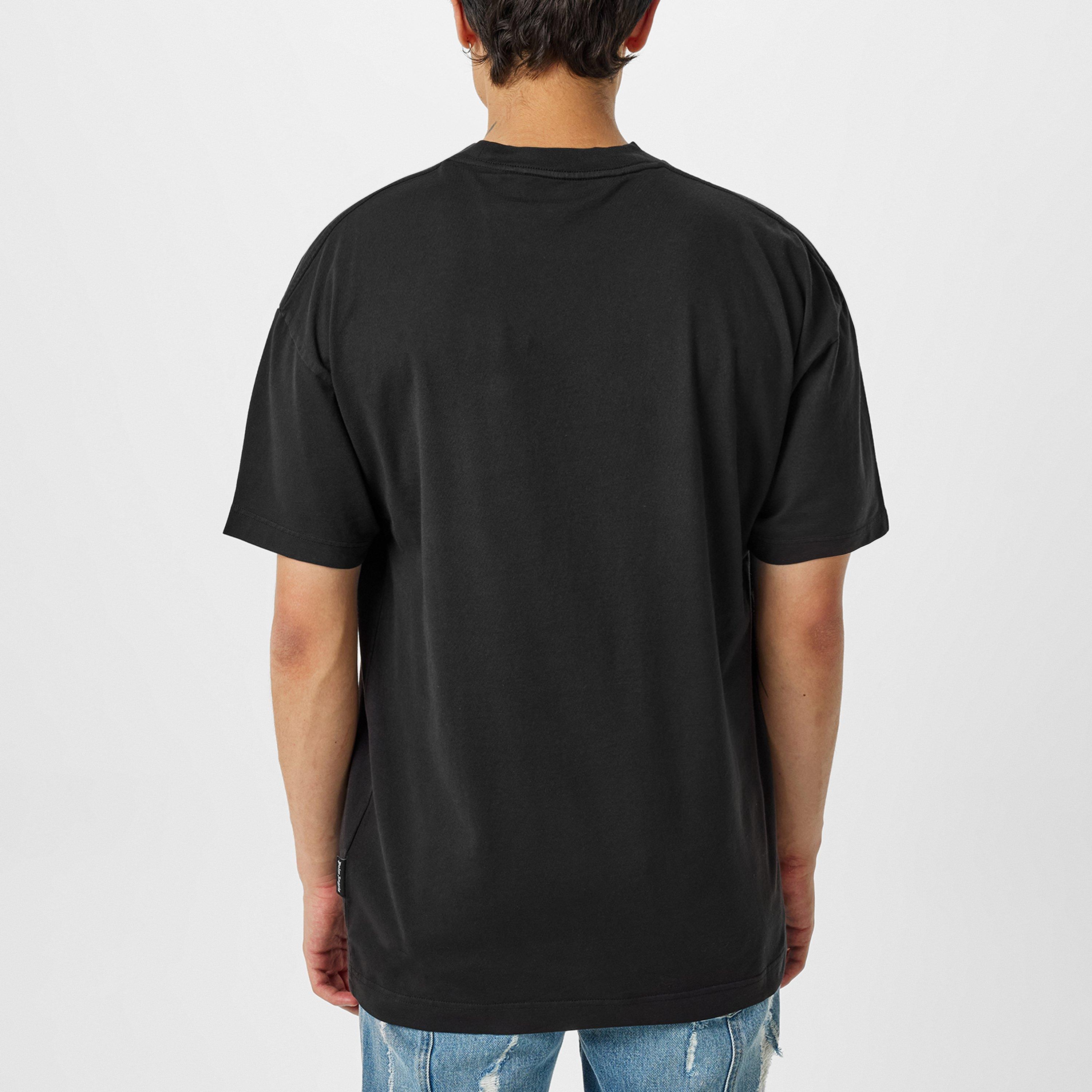 Black - Palm Angels - College T-Shirt - 4