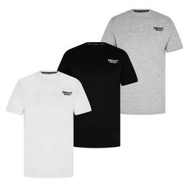 DKNY DKNY 3 Pack Embroidered Logo T-Shirt Mens