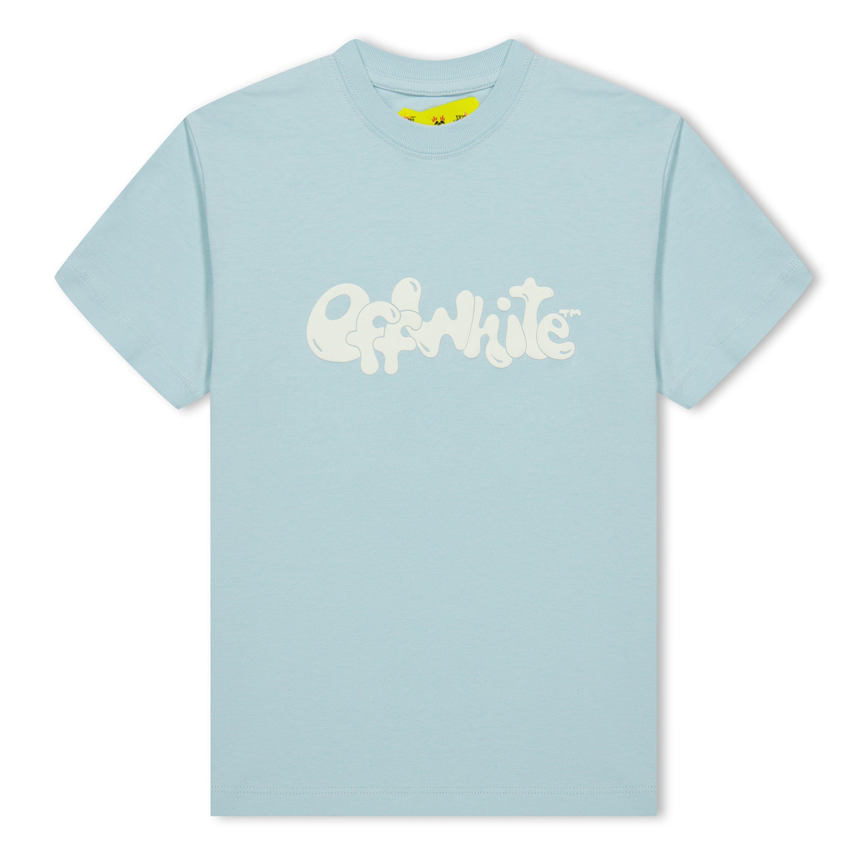 Tシャツ・カットソー Off-White Off-White Shirts Blue (OMGE004F23 FAB0014140) オフホワイト OFF-WHITE MARKER S/S TEE OMAA027E20JER005