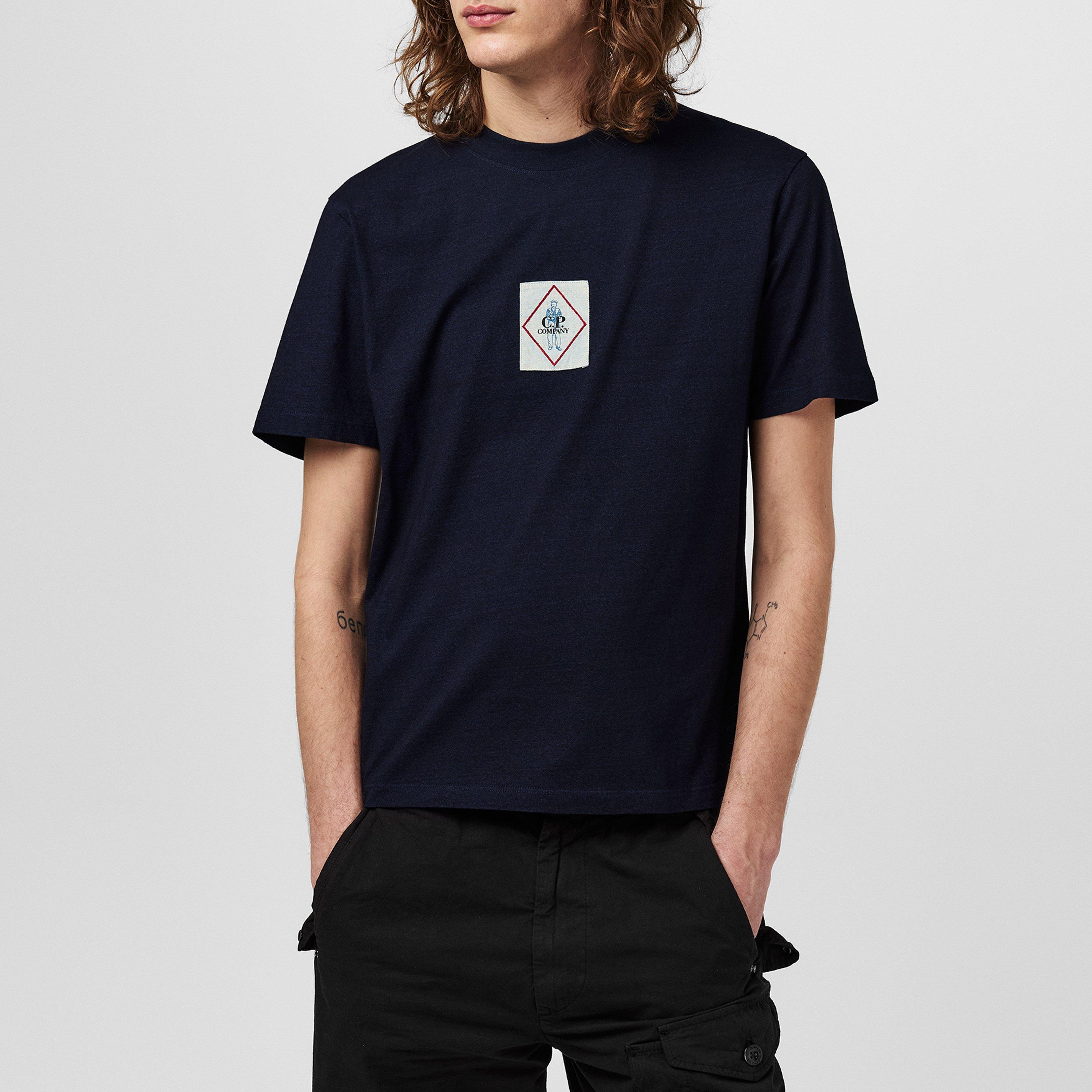 Denim D08 - CP Company - Men's Regular Fit Short-Sleeve T-Shirt - 3