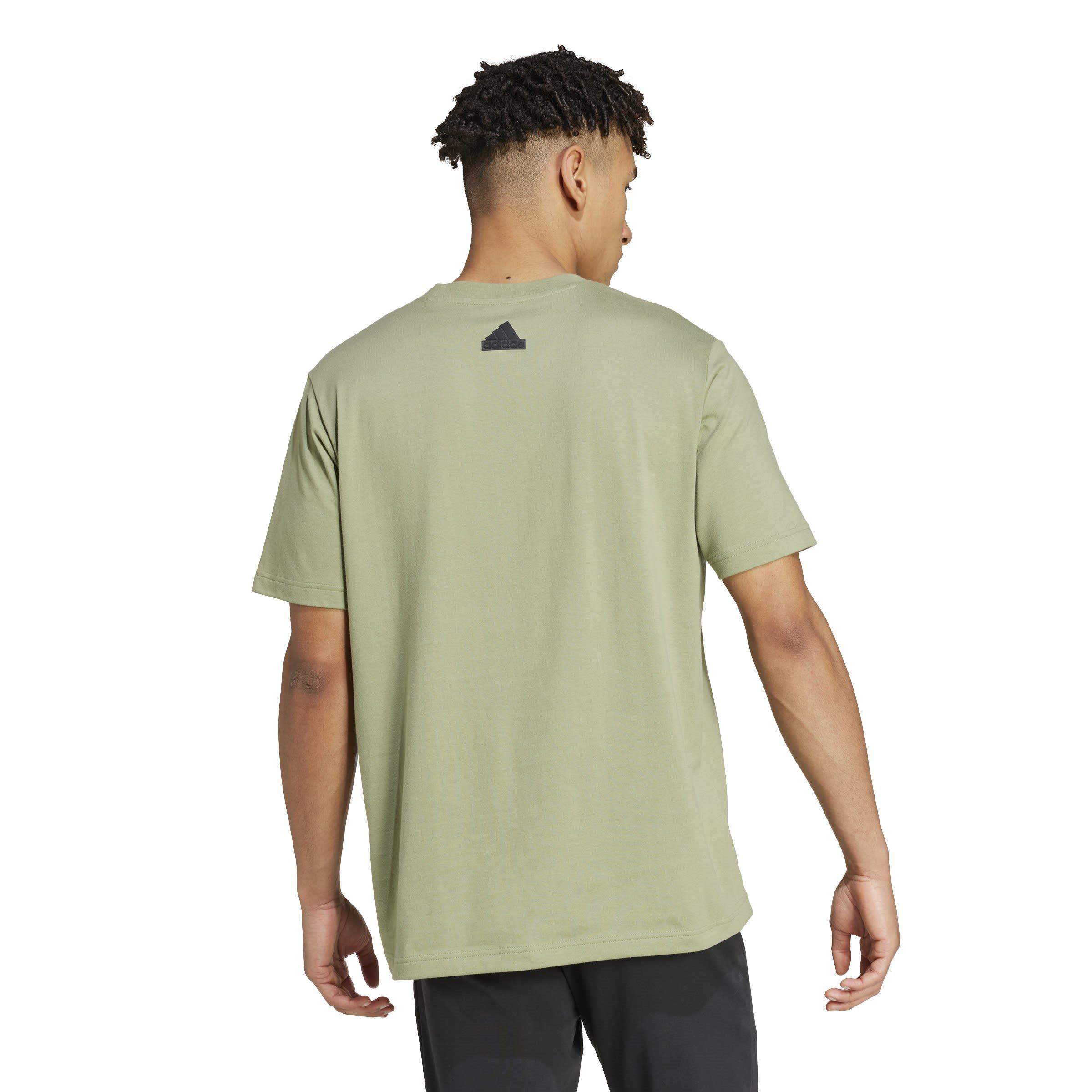 Tent Green - adidas - City Escape Landscape Graphic Mens T Shirt - 3