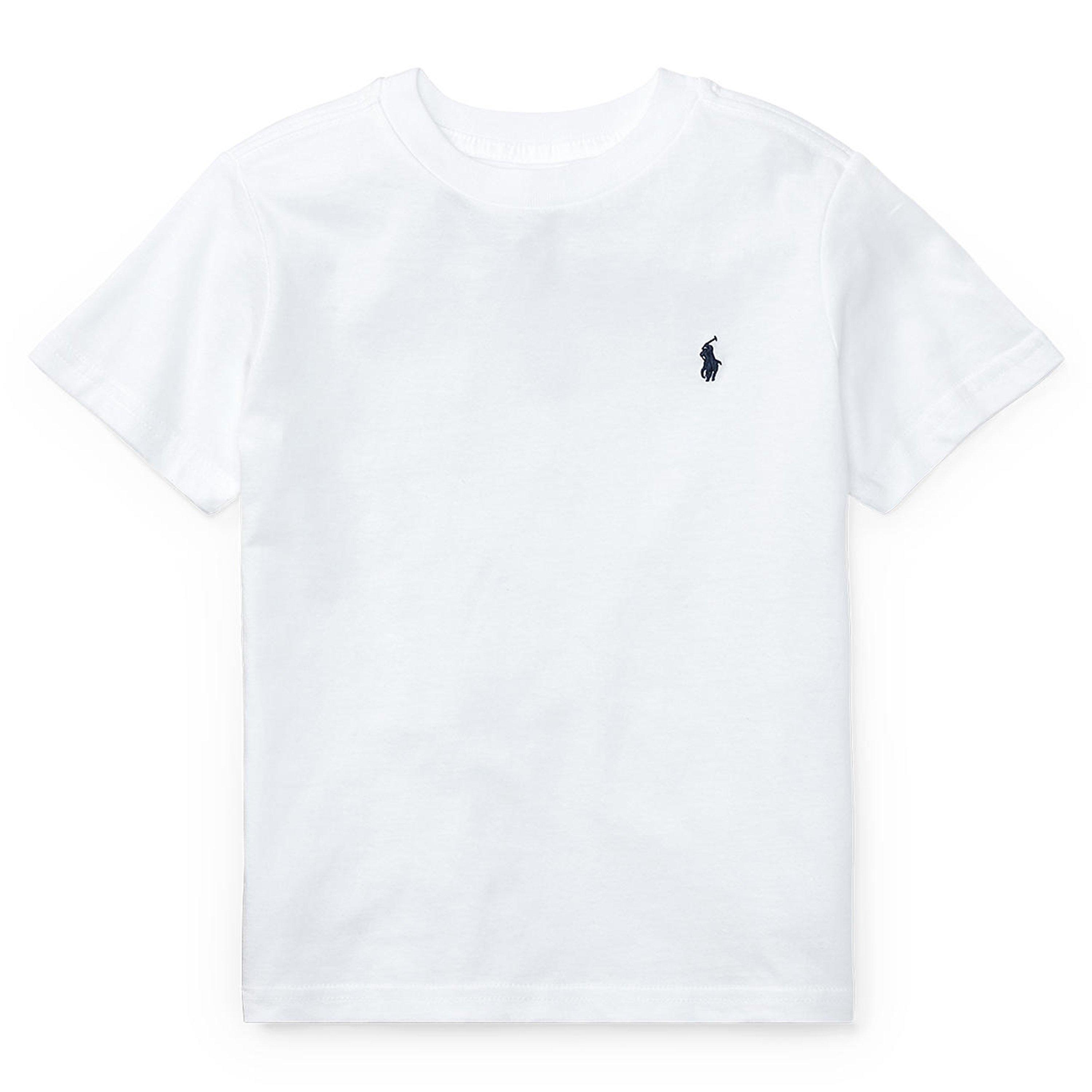 White - Polo Ralph Lauren - Boys' Regular Fit Short Sleeve T-Shirt - 1