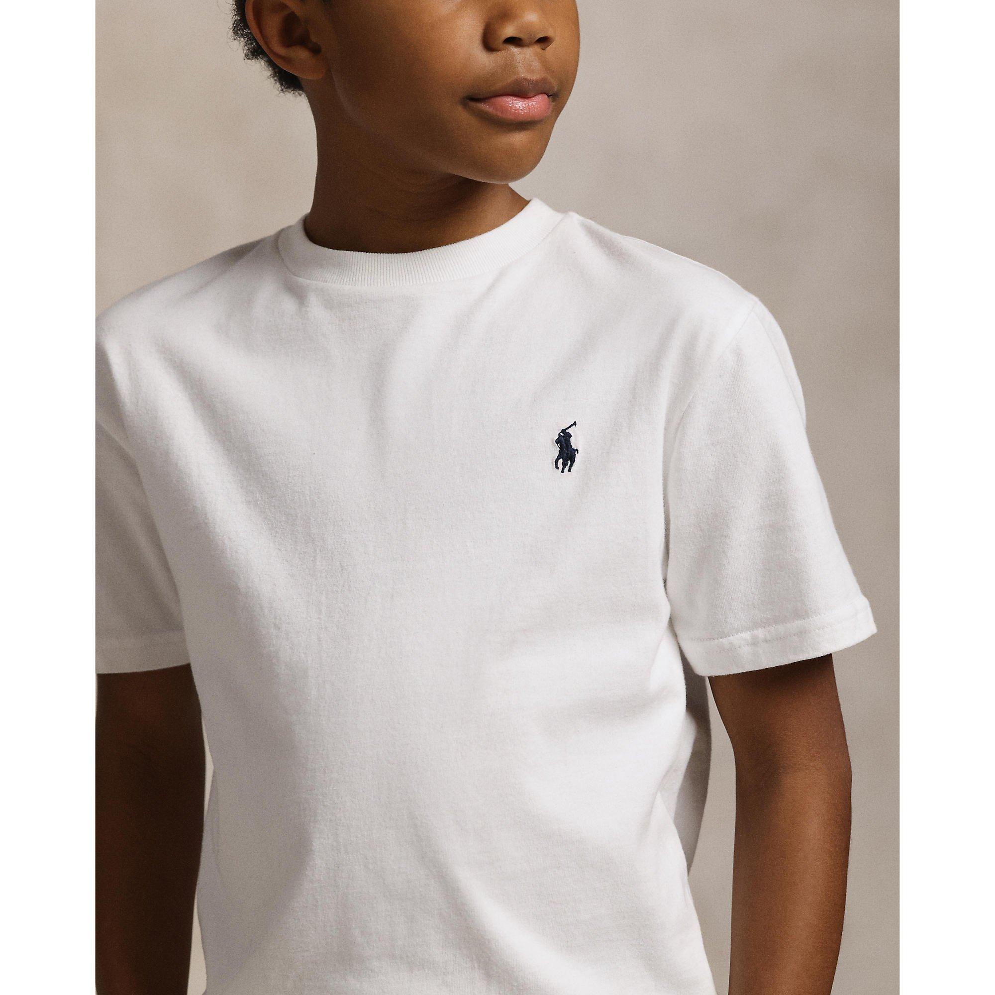 White - Polo Ralph Lauren - Boys' Regular Fit Short Sleeve T-Shirt - 4