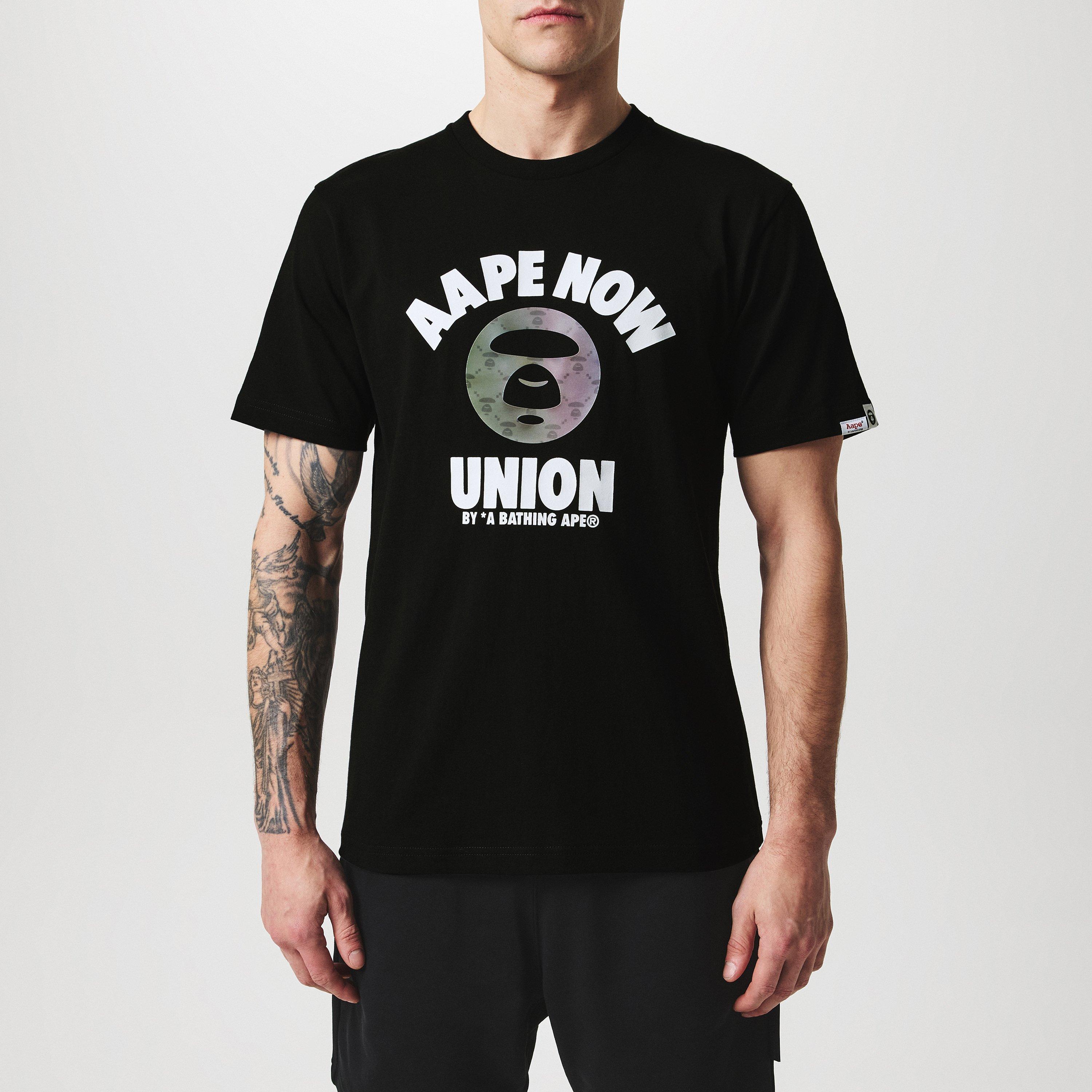 Black - AAPE - Union T-Shirt - 3