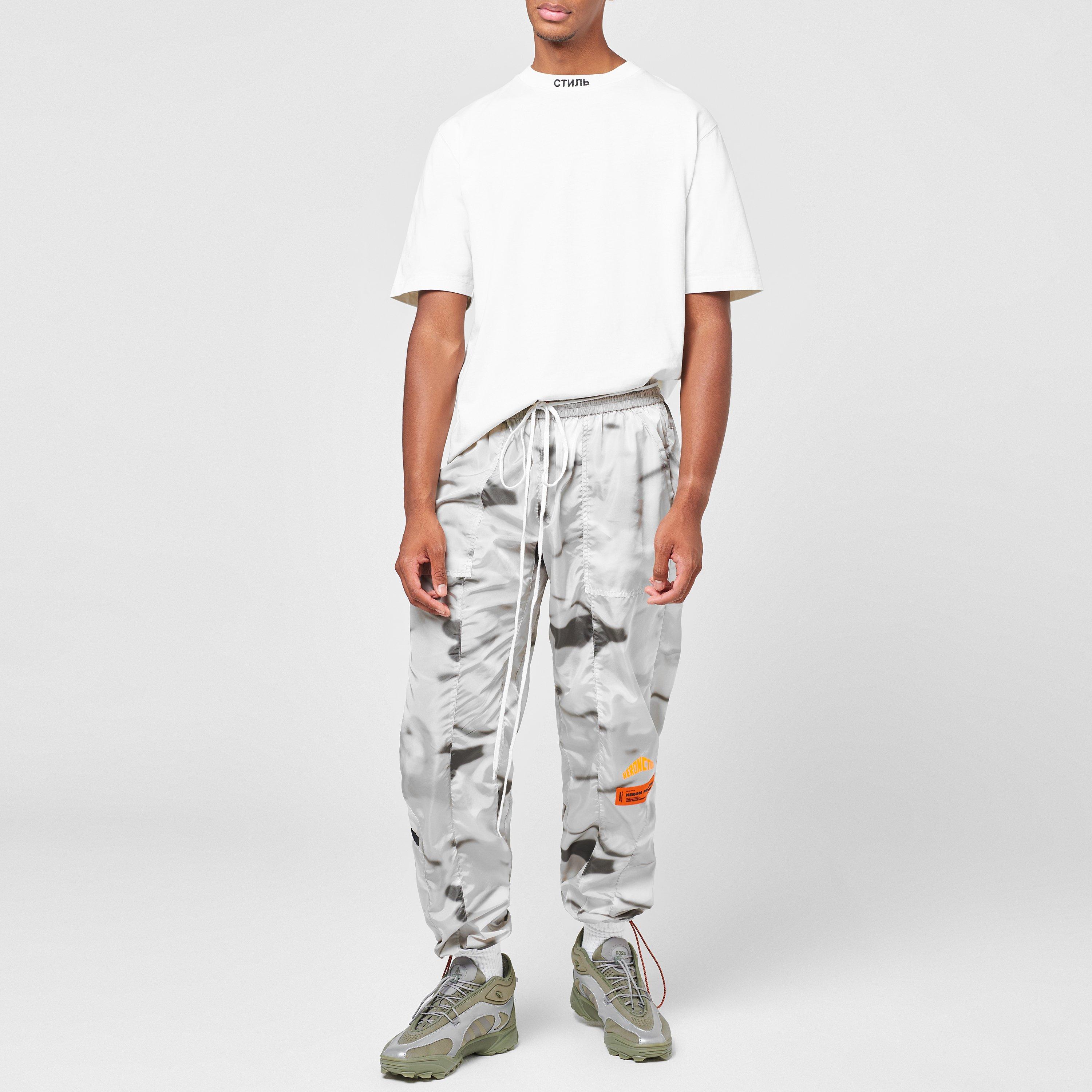 White 0110 - Heron Preston - Embroidered Logo T-Shirt - 2