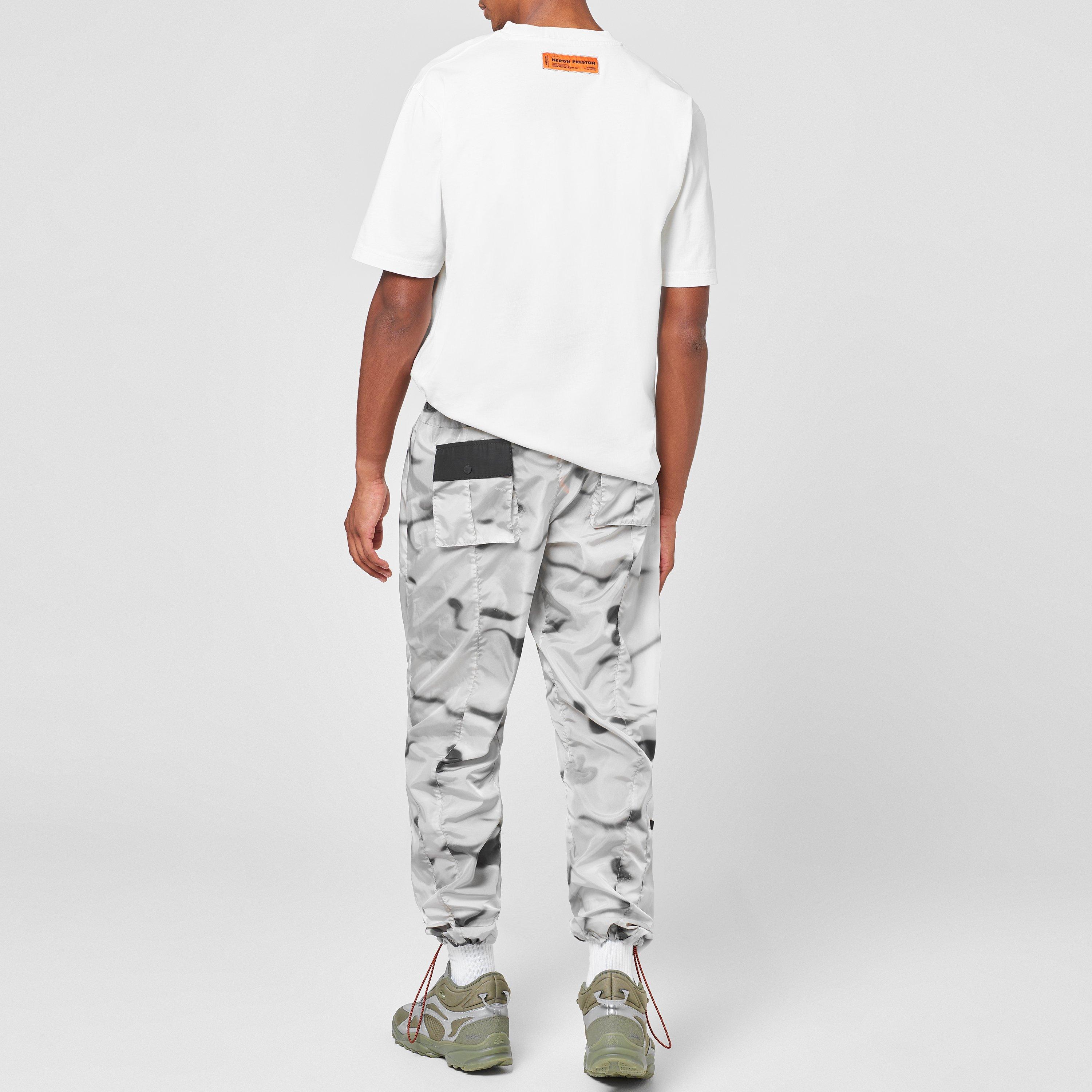 White 0110 - Heron Preston - Embroidered Logo T-Shirt - 3